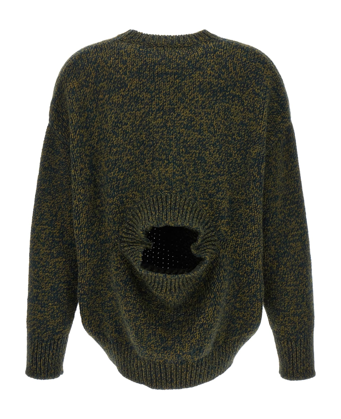 Loewe Double Neck Sweater - Green ニットウェア