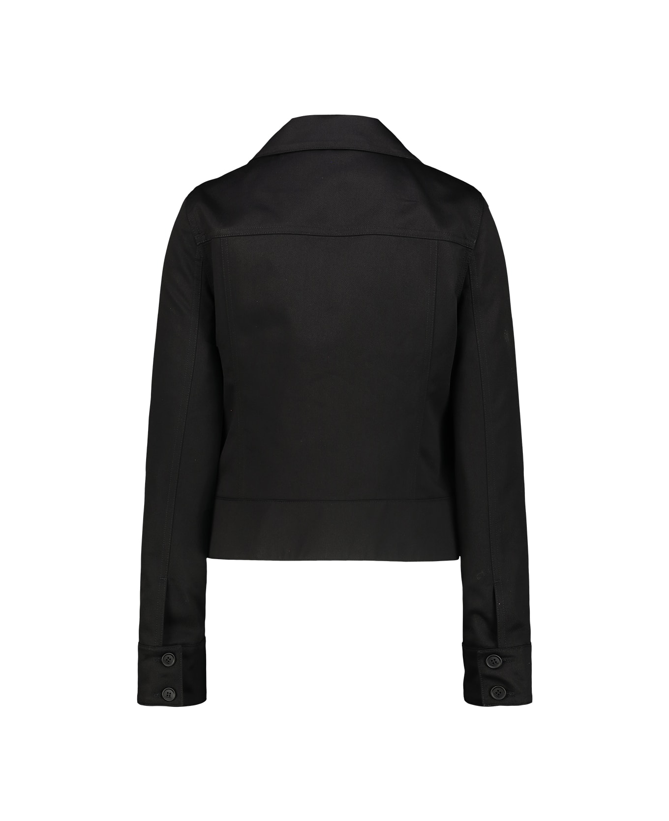 Courrèges Polycotton Trucker Jacket - Black