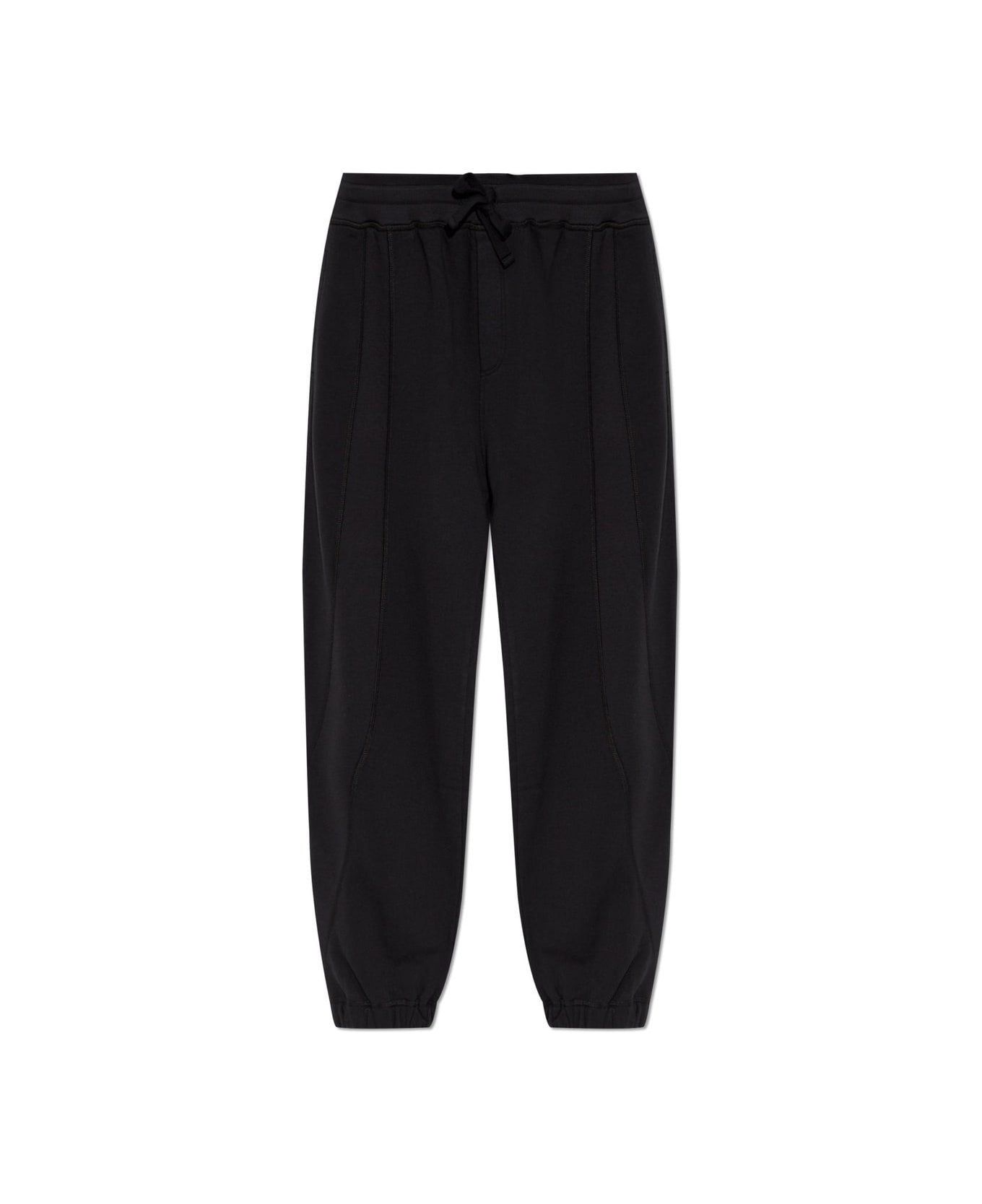 Dolce & Gabbana Logo Printed Sweatpants - Nero