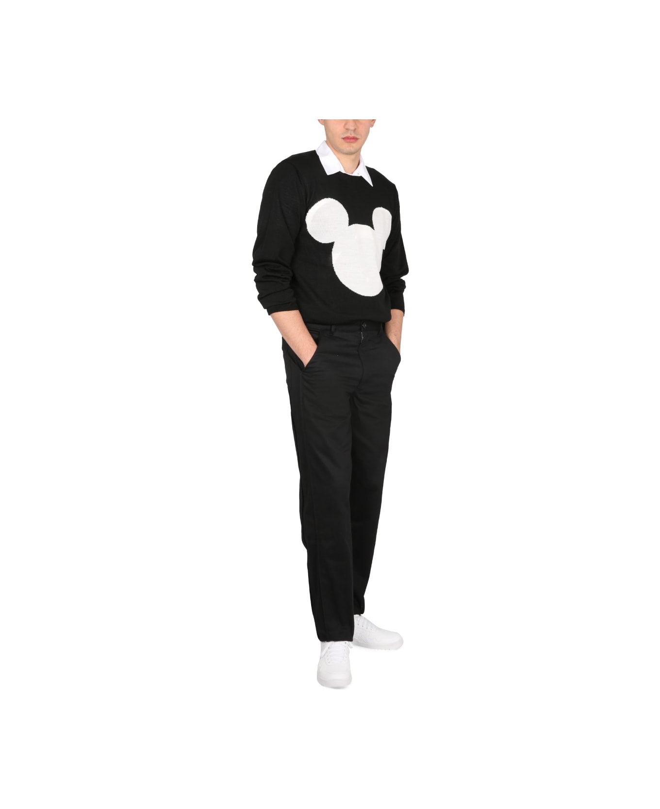 Comme des Garçons Shirt Chino Pants - BLACK