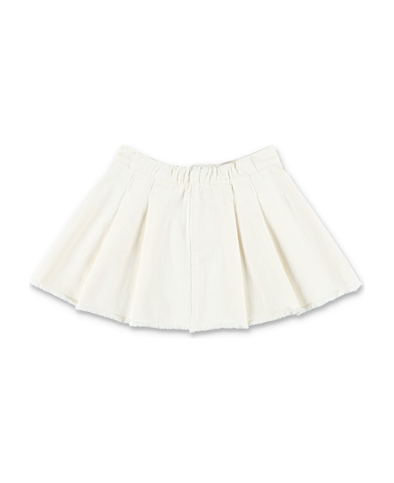 Il Gufo Kid - Pleated Skirt - WHITE