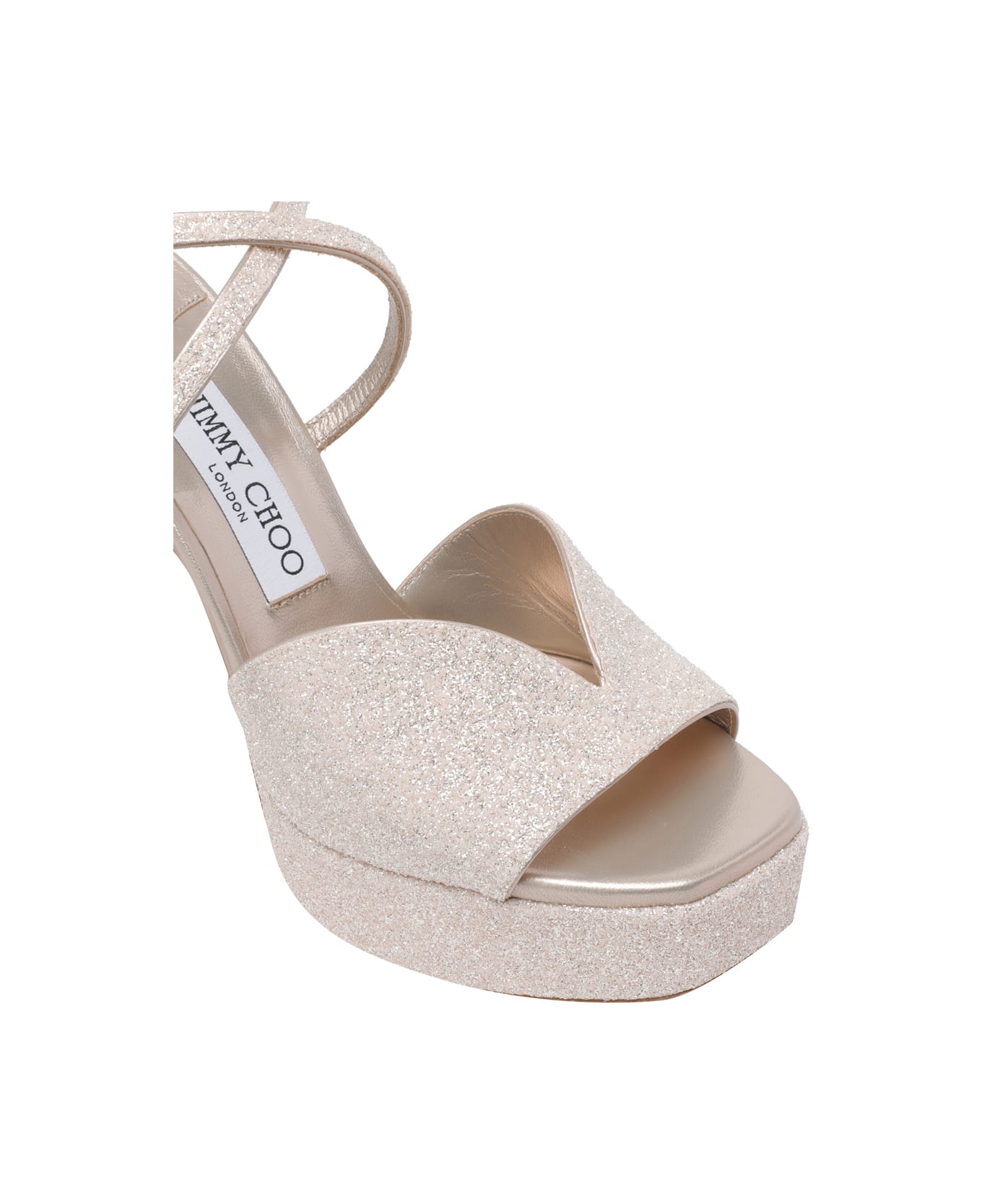 Jimmy Choo Karli Pump Sandals - Golden