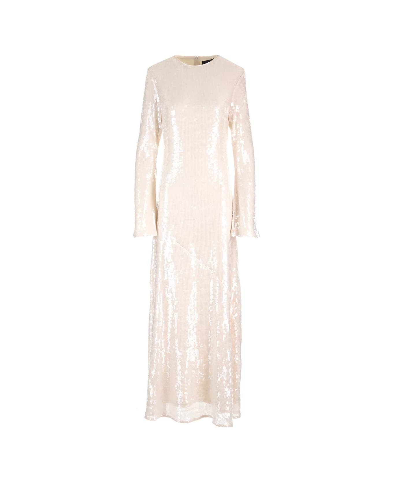 Rotate by Birger Christensen Maxi Dress With Sequins - White