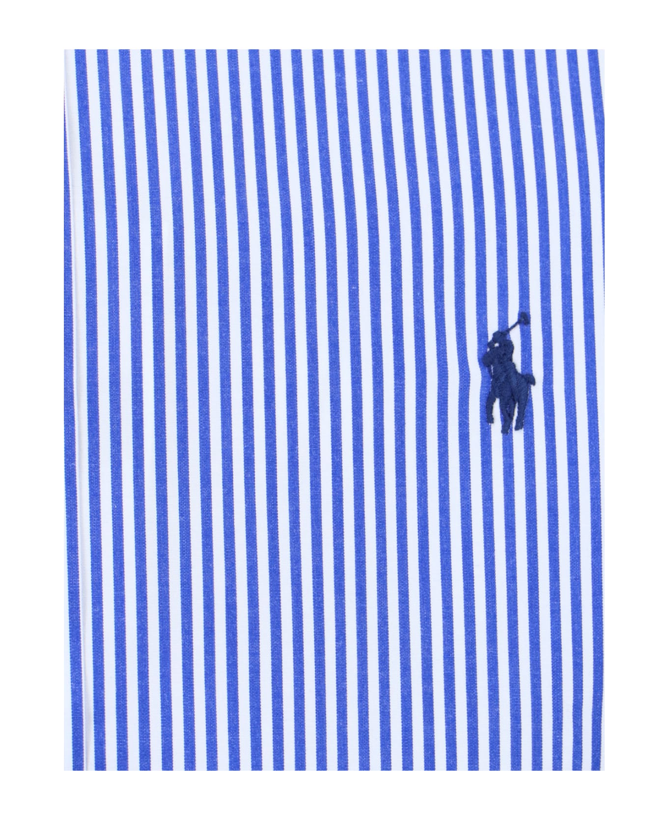 Polo Ralph Lauren Logo Striped Shirt - Blue