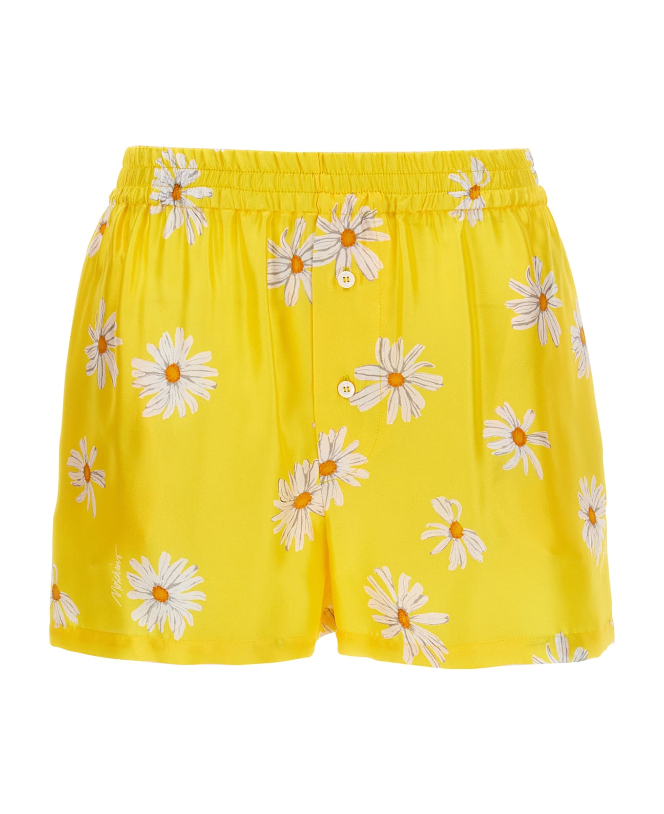 Moschino 
margherite
 Print Shorts - Yellow