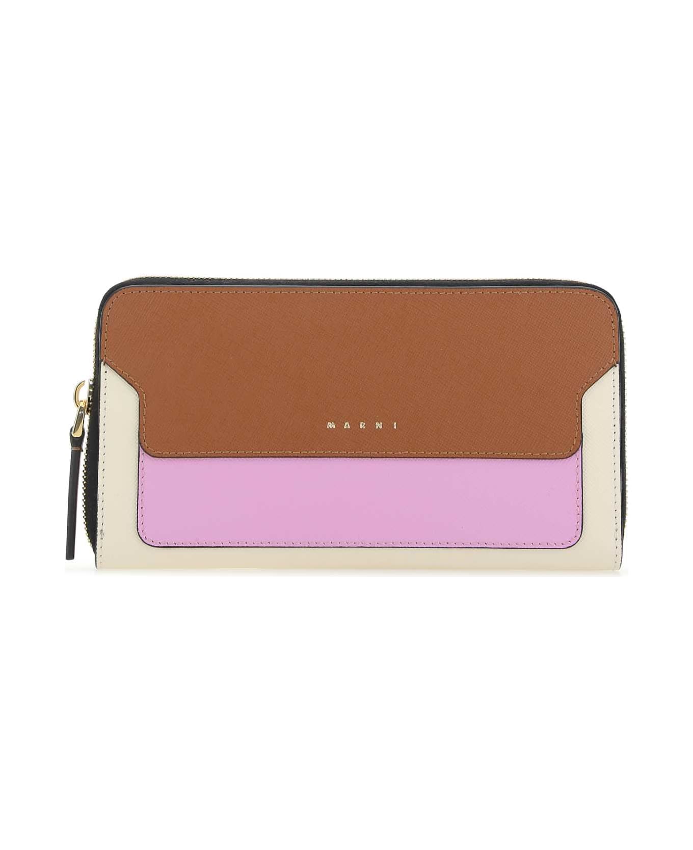 Marni Multicolor Leather Wallet - Z565N 財布