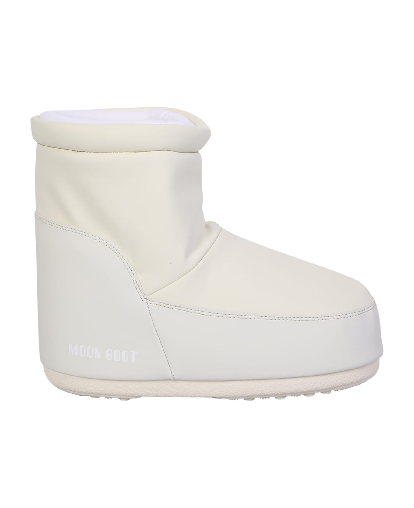Moon Boot Cream Icon Low Ankle Boots - White ブーツ