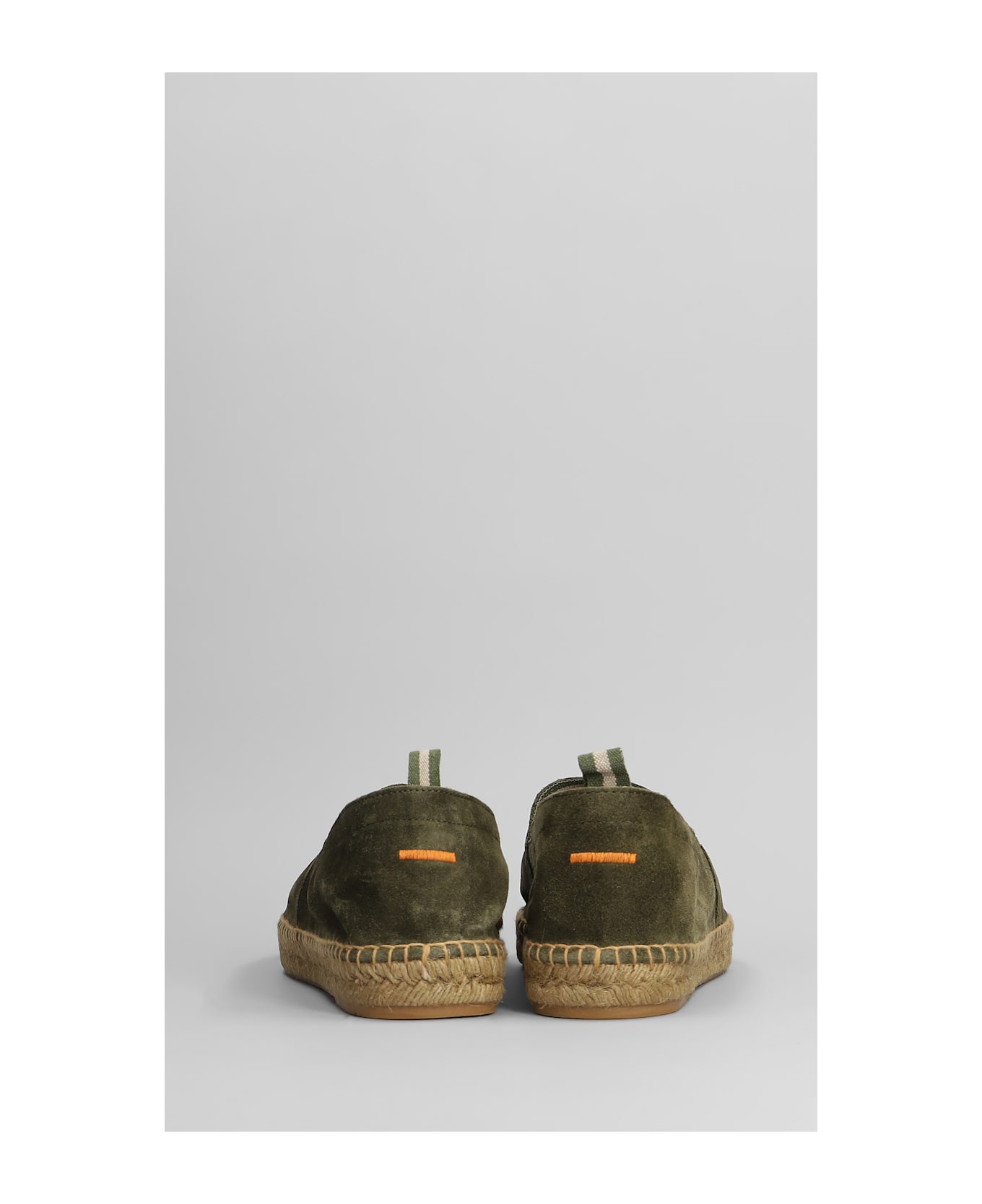 Castañer Pablo T-186 Espadrilles In Green Suede - green