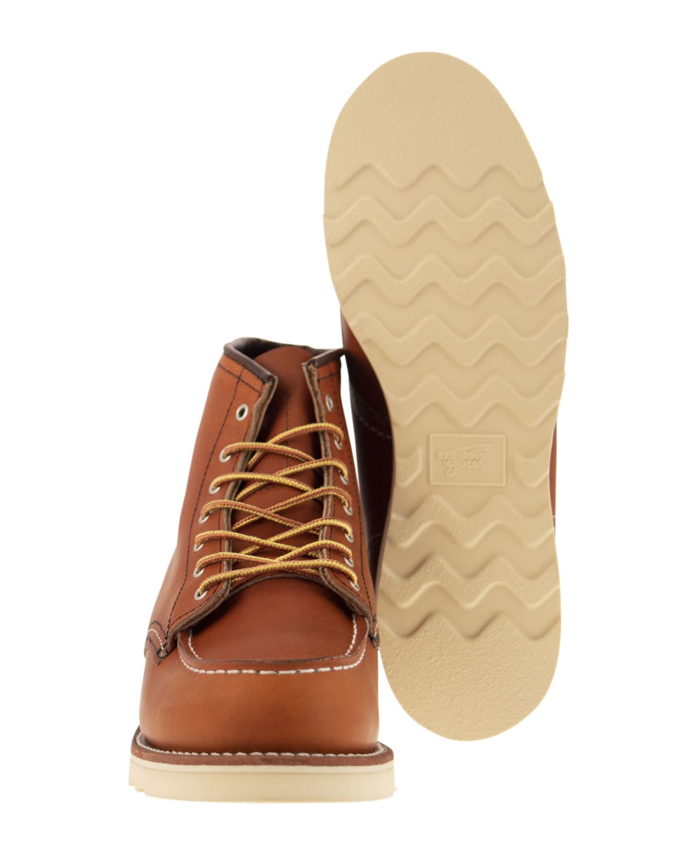 Red Wing Classic Moc - Leather Lace-up Boot - Gold