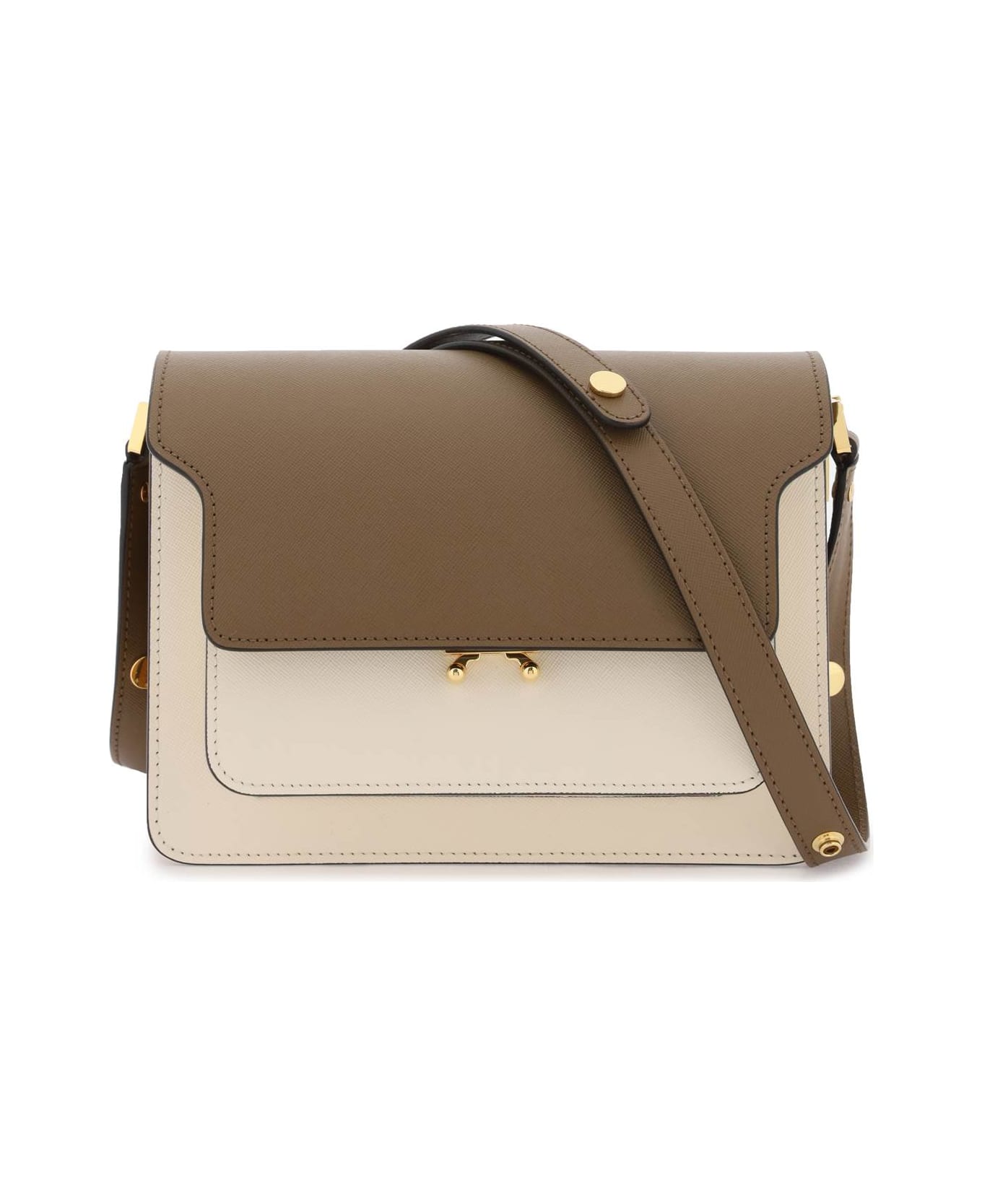 Marni Tricolor Leather Medium Trunk Bag | italist