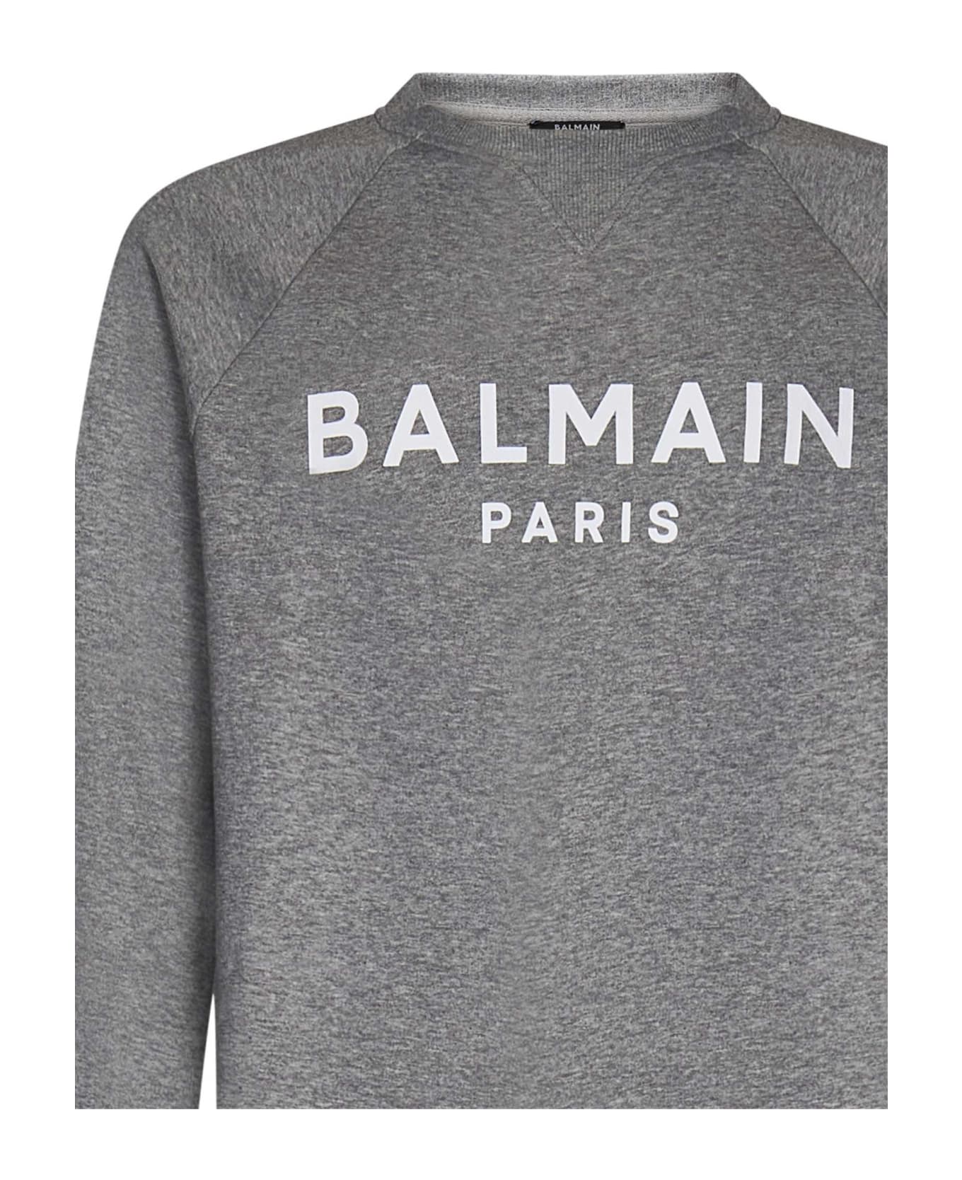 Balmain Sweatshirt - Grey フリース