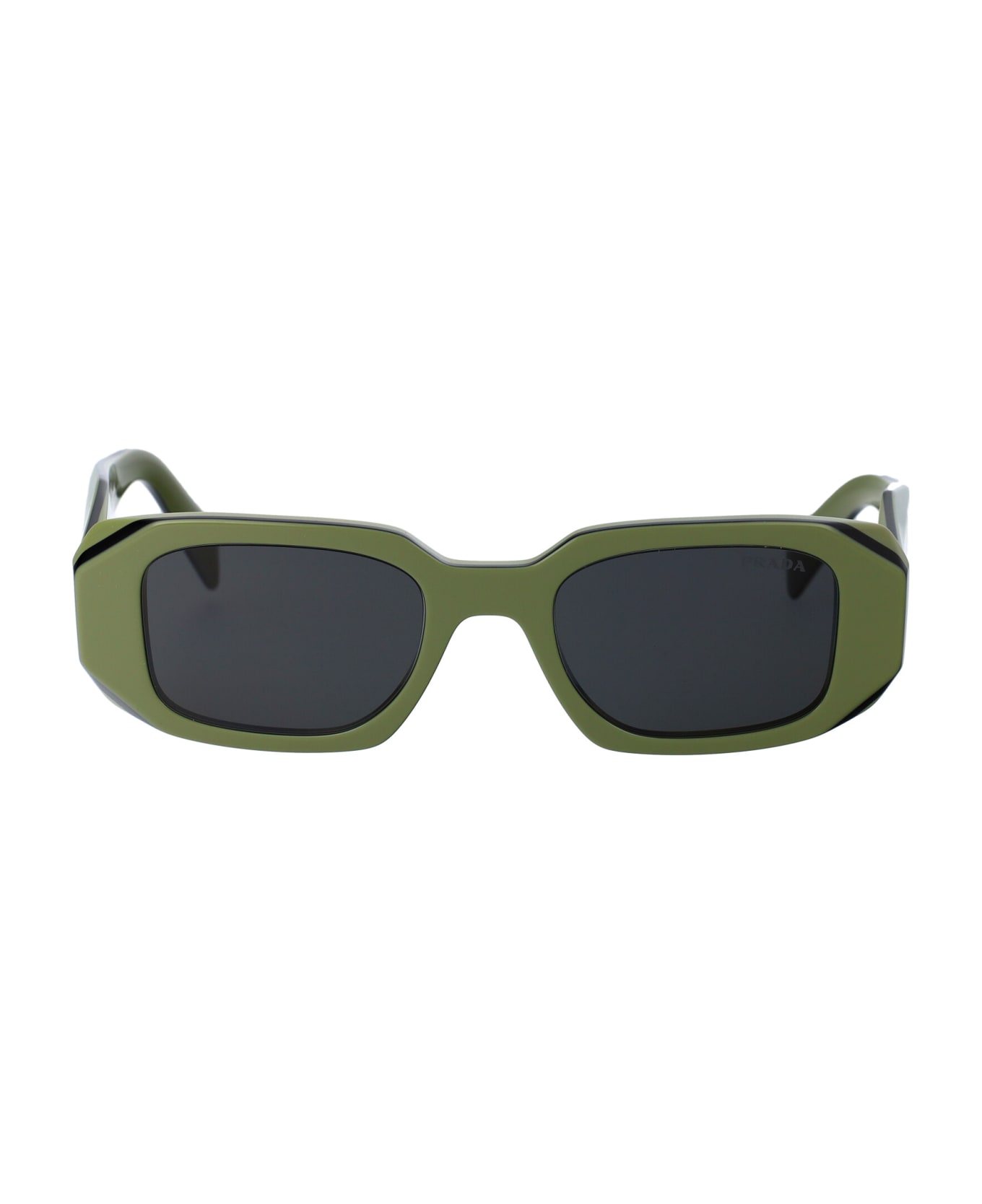 Prada Eyewear 0pr 17ws Sunglasses - 13N5S0 Sage/Black サングラス