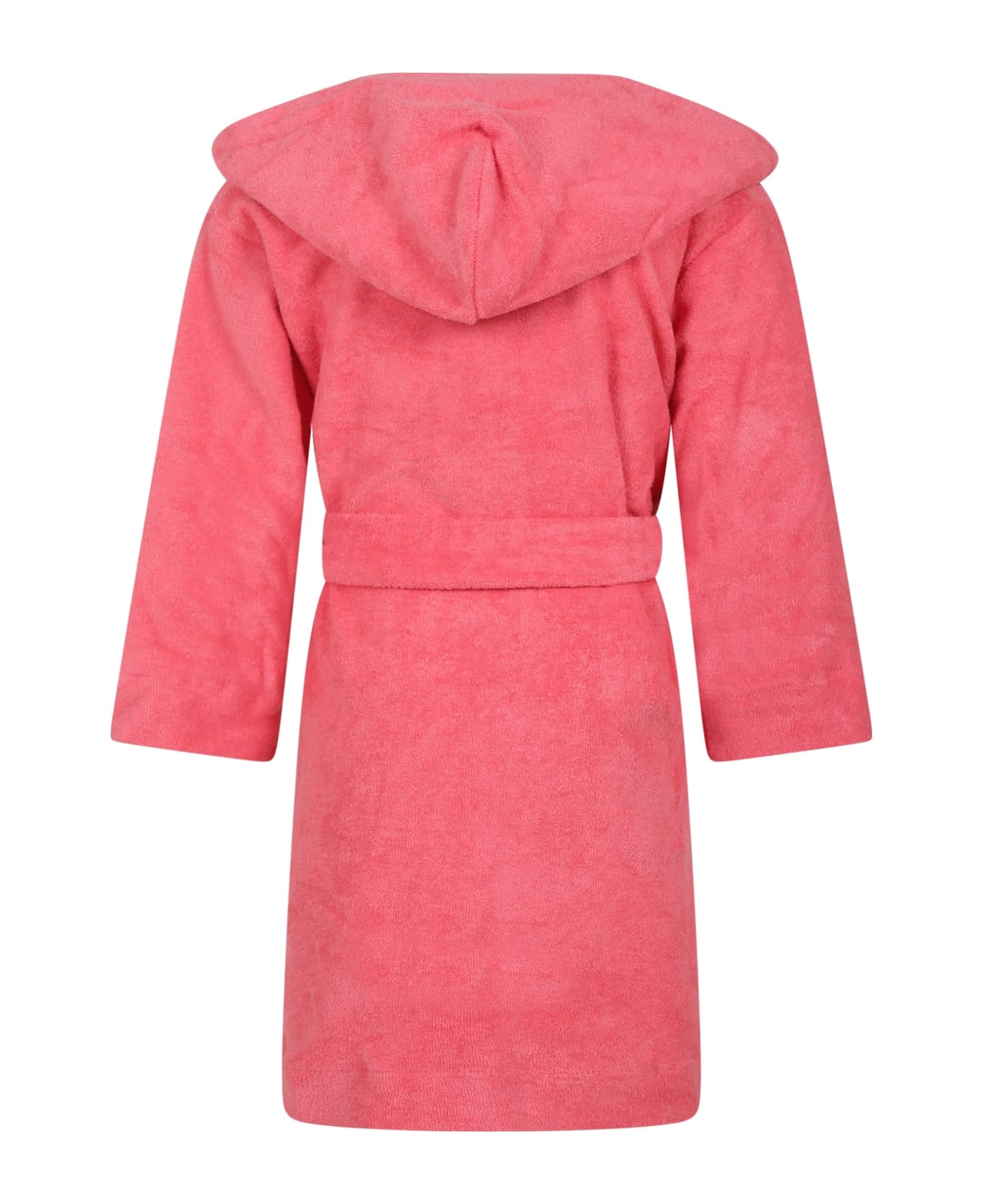Molo Pink Dressing Gown For Girl - Pink ワンピース＆ドレス