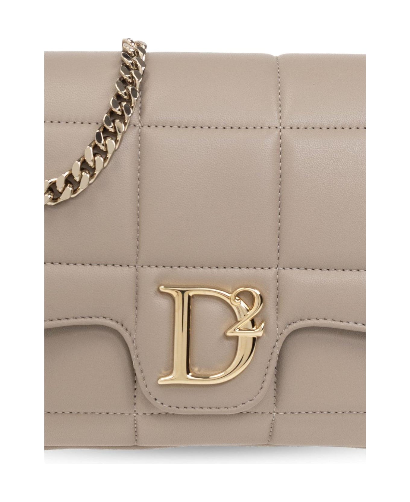 Dsquared2 Padded Logo-plaque Quilted Shoulder Bag - Non definito