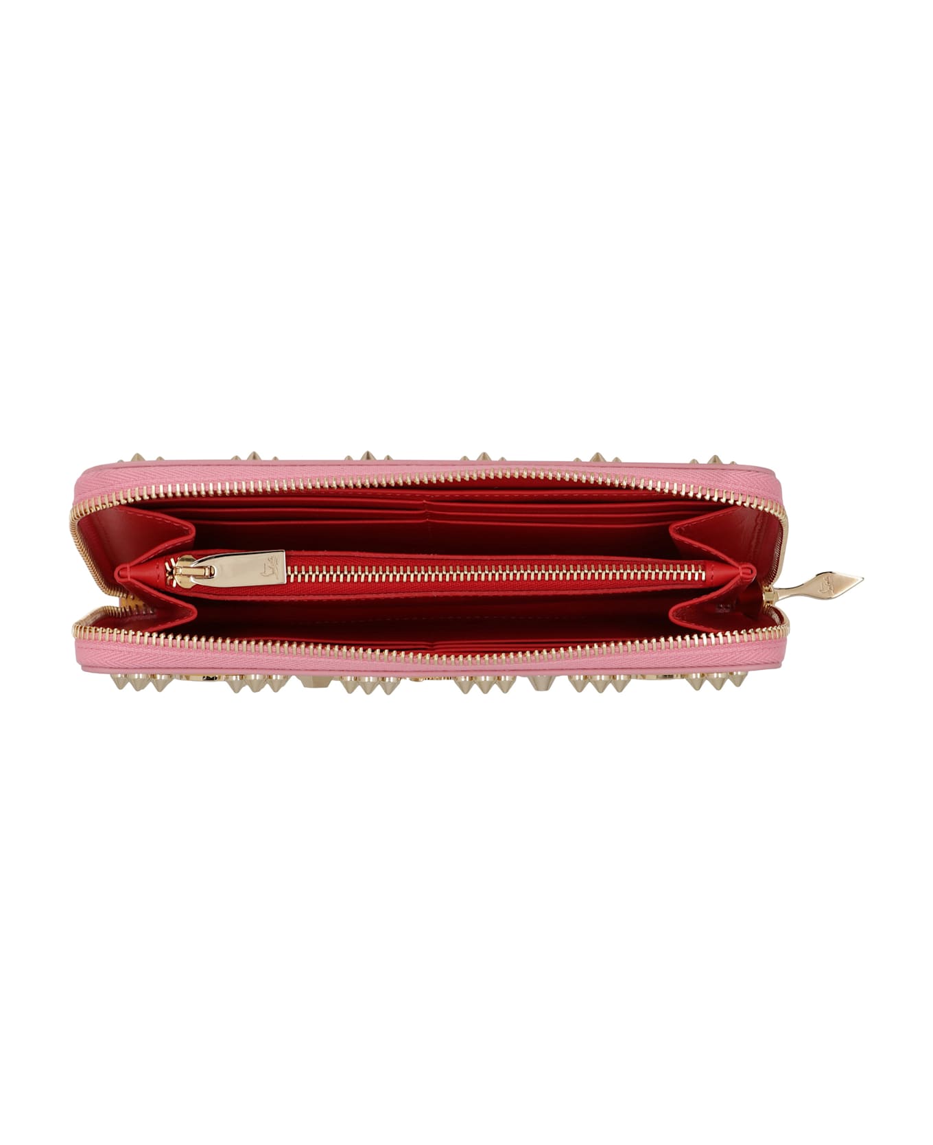 Christian Louboutin Panettone Leather Wallet - Pink