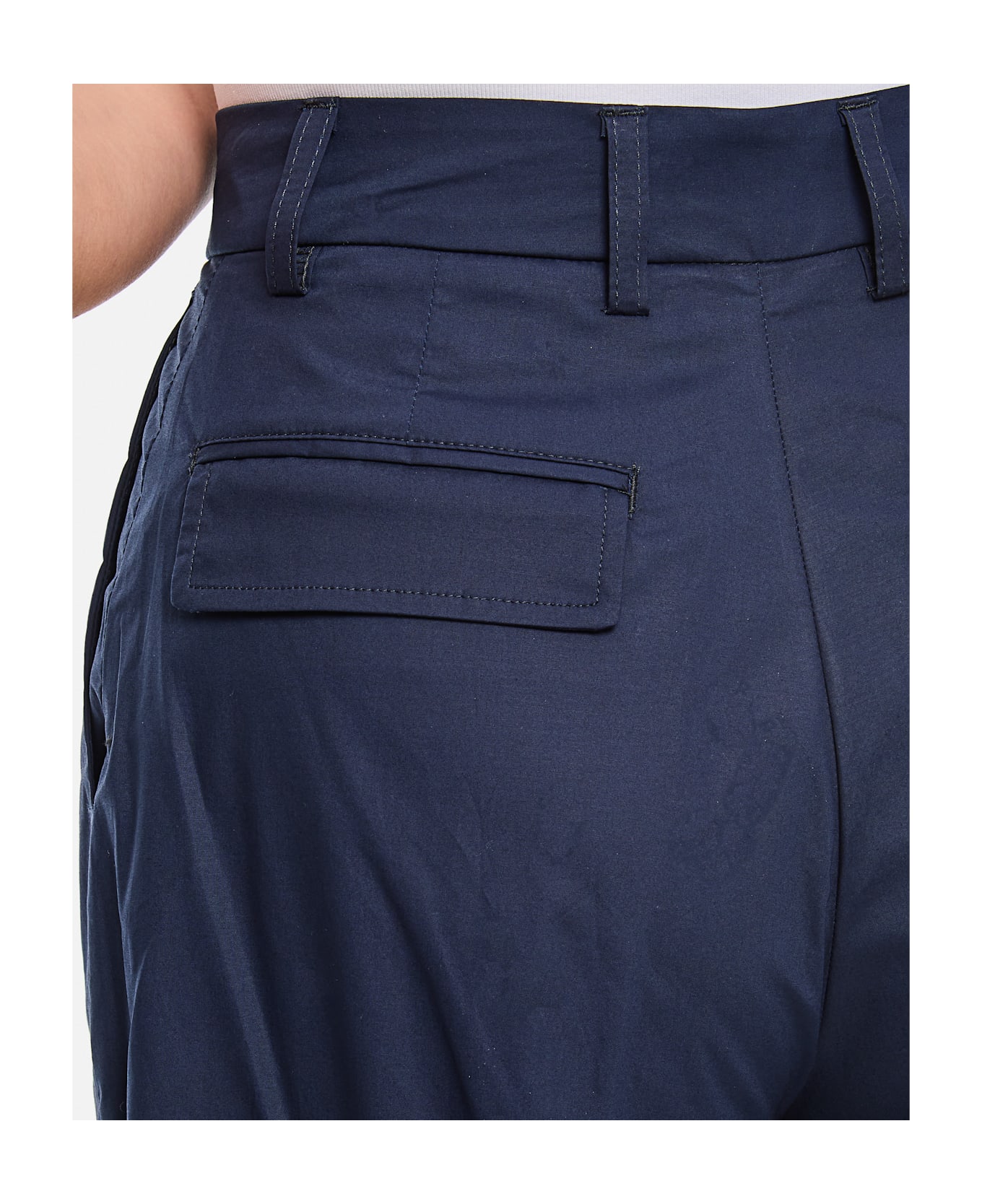 TheLatest Axel Popeline Trousers - Blue