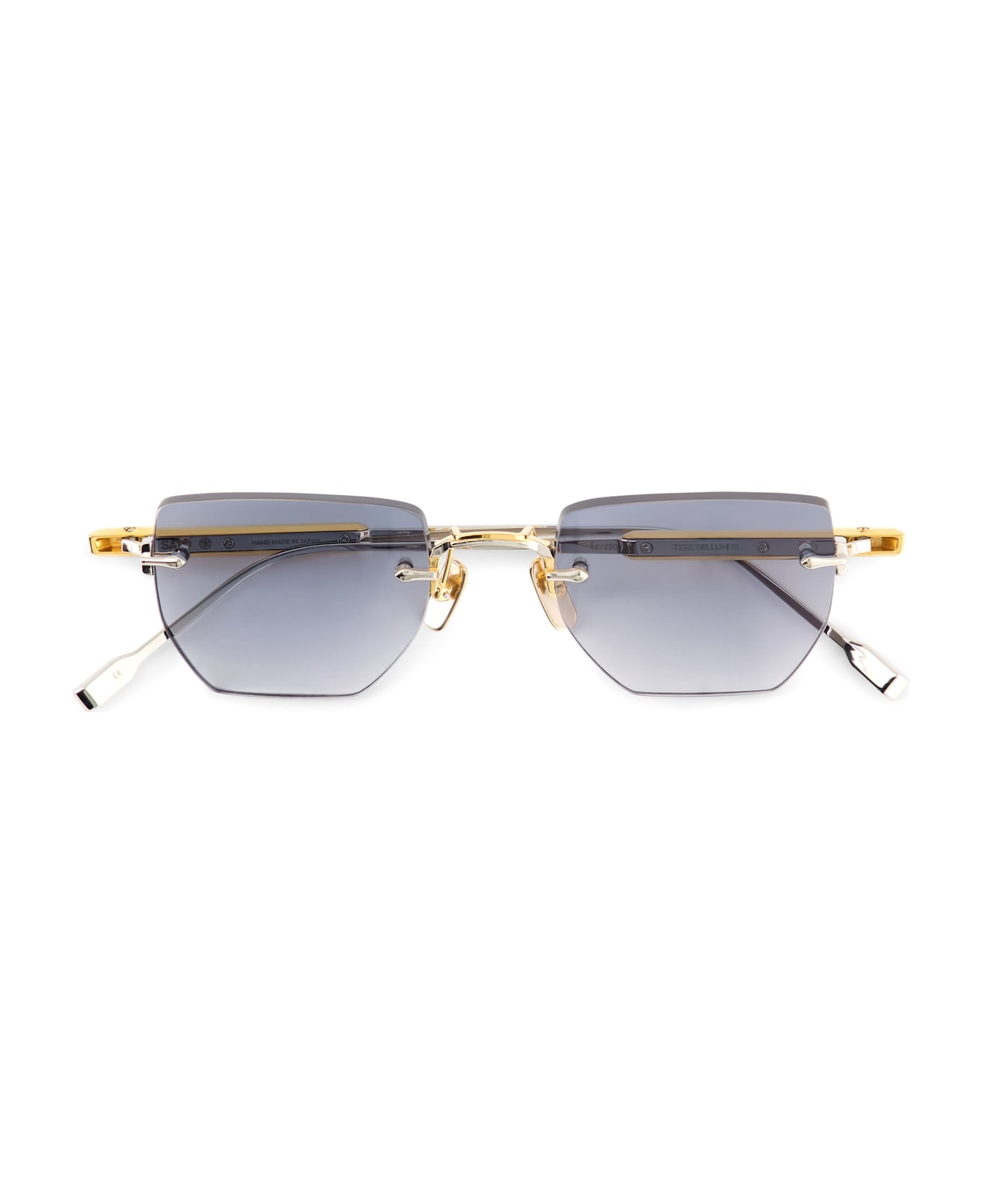 Sato Terebellum Iii - Yellow Gold / Platinum Sunglasses - yellow gold