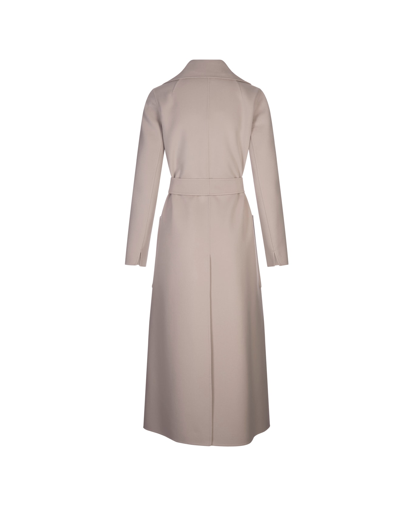 
S Max Mara Light Grey Paolore Coat - Pearl