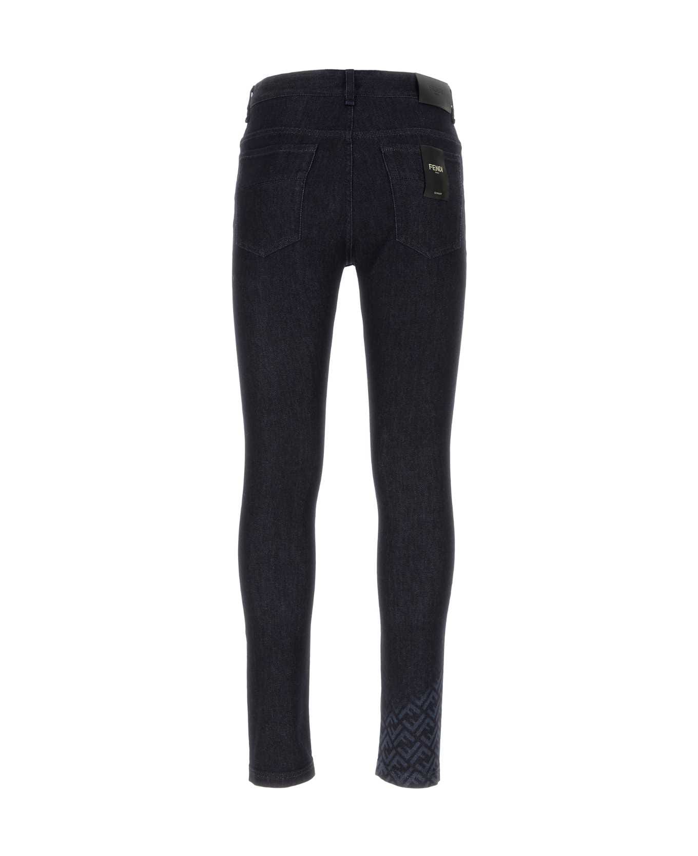 Fendi Stretch Denim Jeans - NBLUE