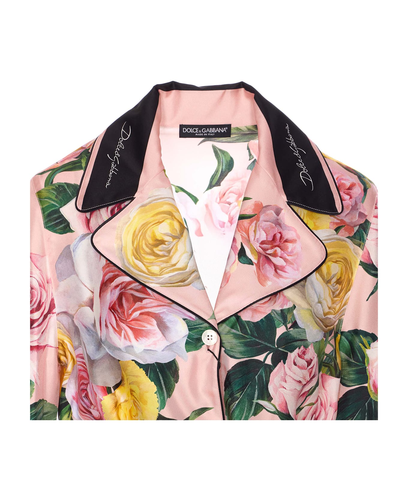 Dolce 
Gabbana Floral Shirt - Pink