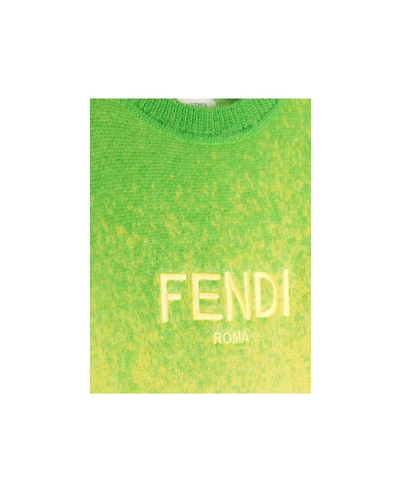 Fendi Sweater - YELLOW/GREEN