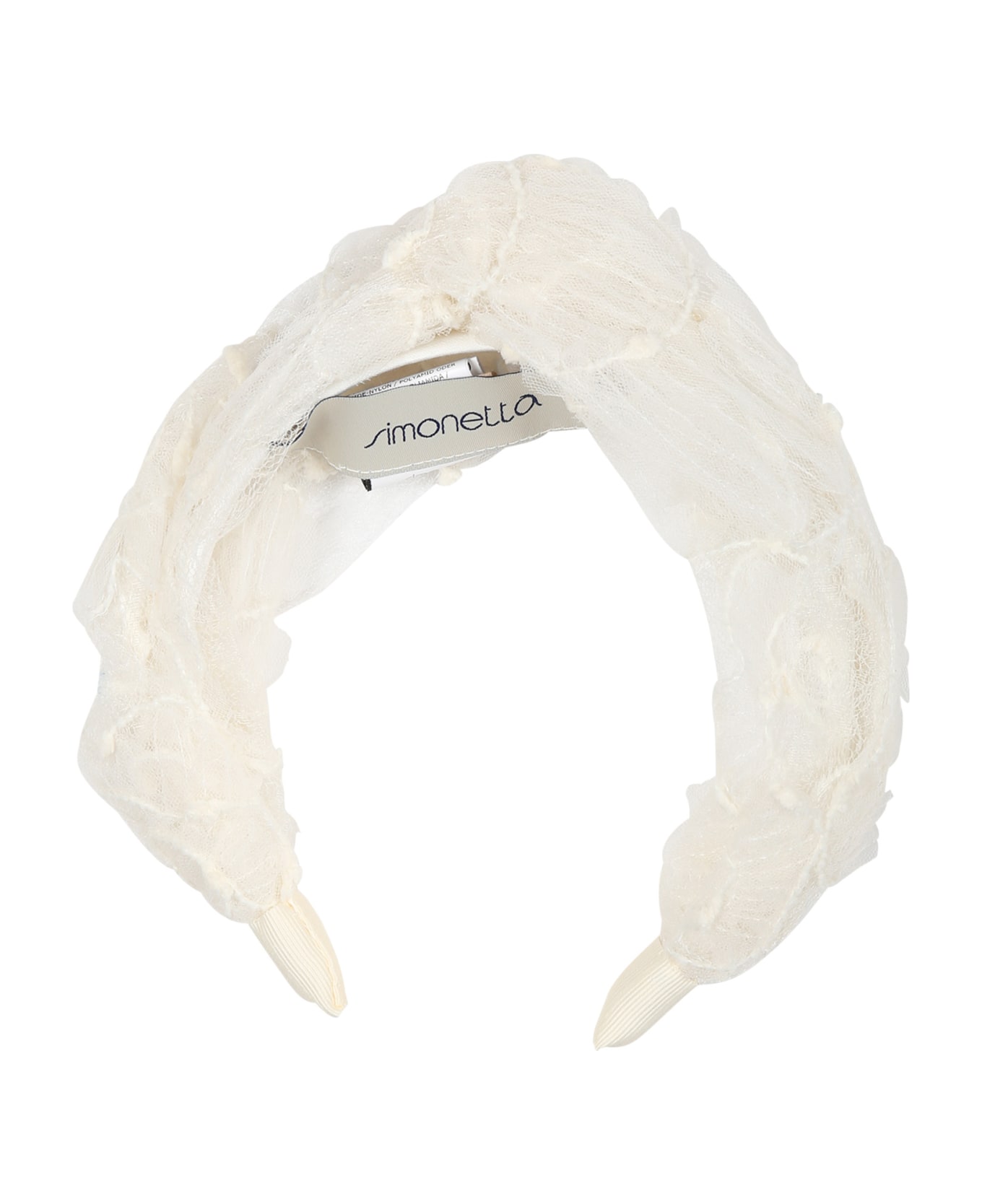 Simonetta Ivory Headband For Girl - Ivory