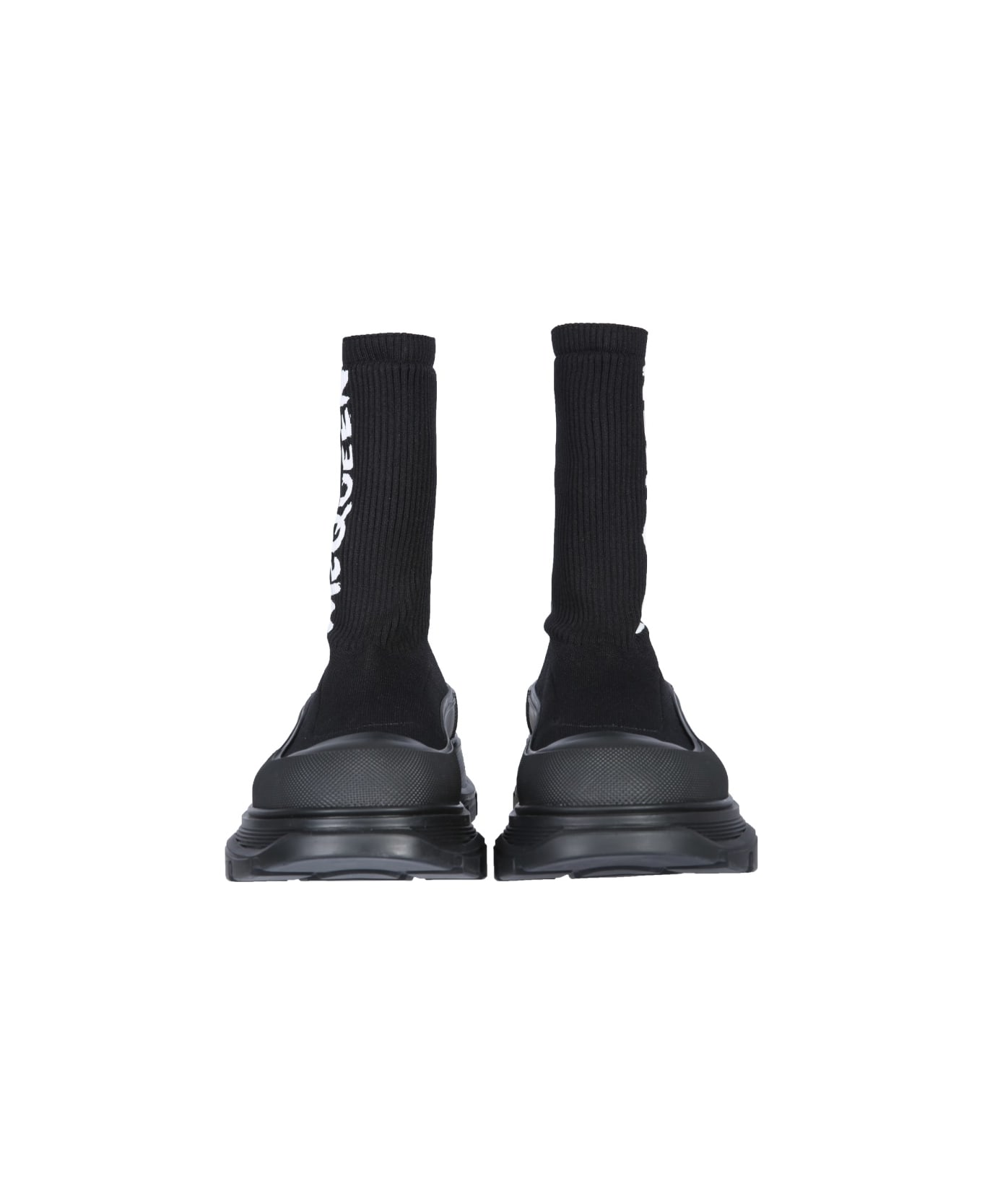 Alexander McQueen Tread Slick Boot - BLACK