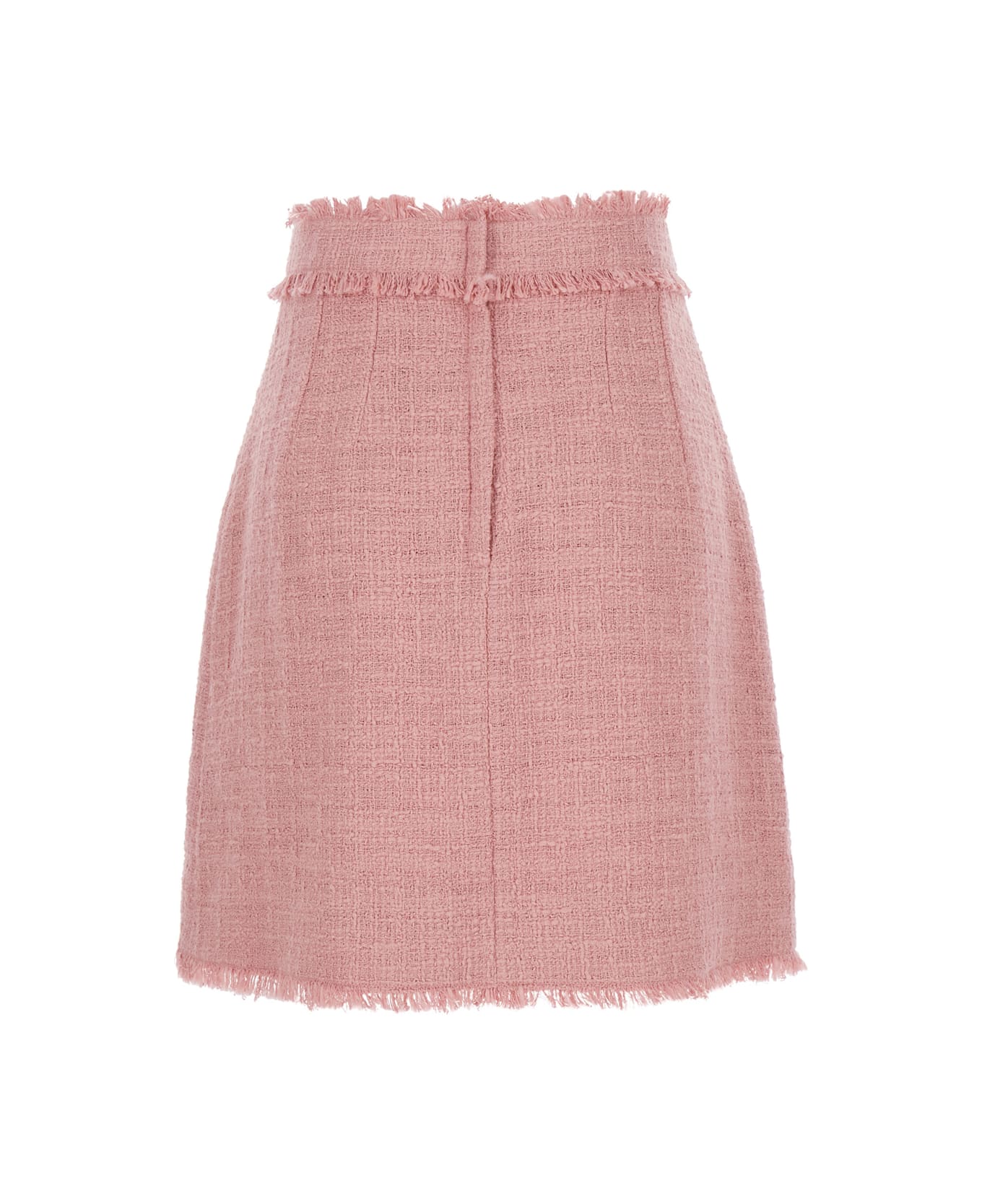 Dolce & Gabbana Tweed Skirt - Pink