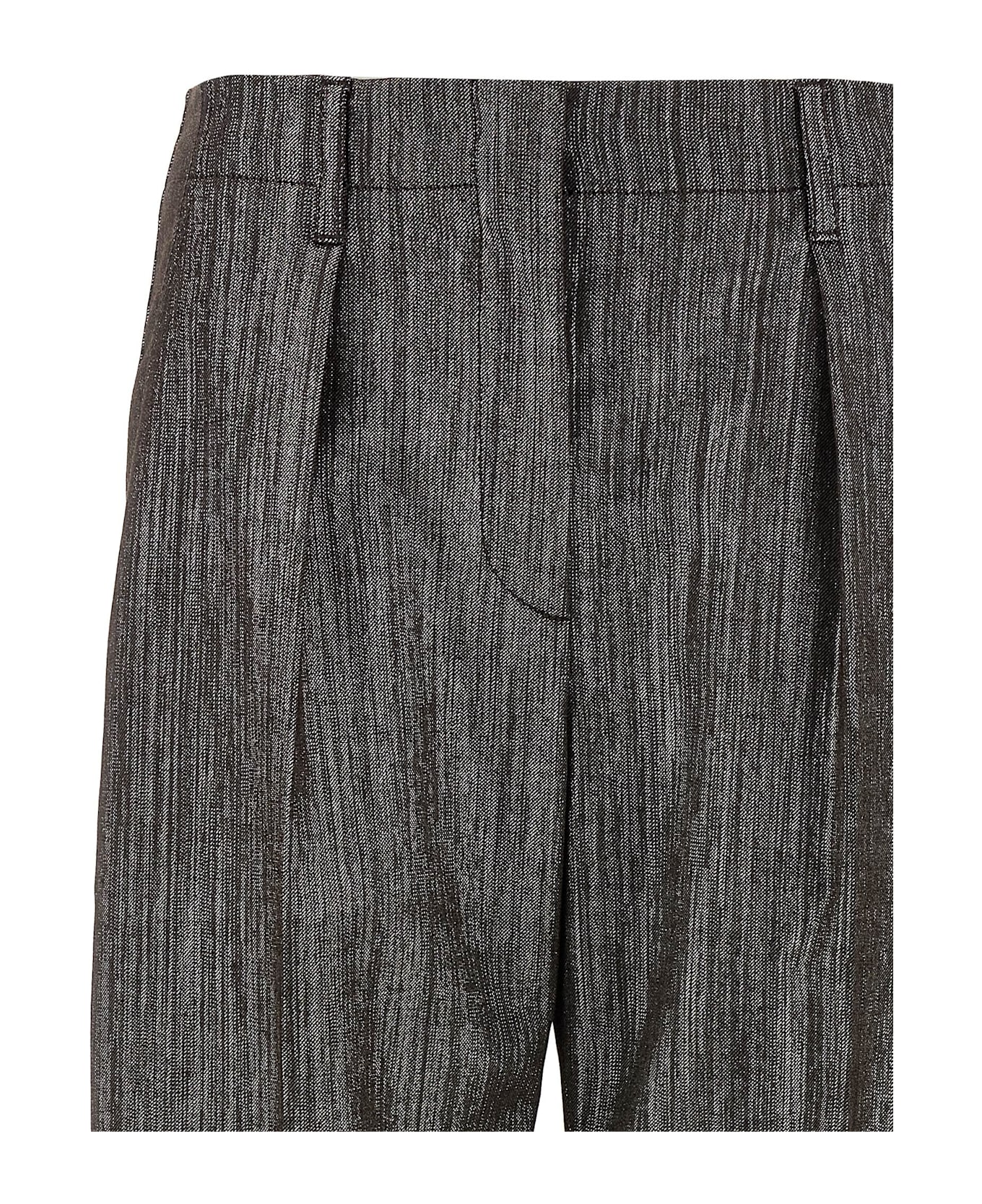 Brunello Cucinelli Lurex Pants - Brown