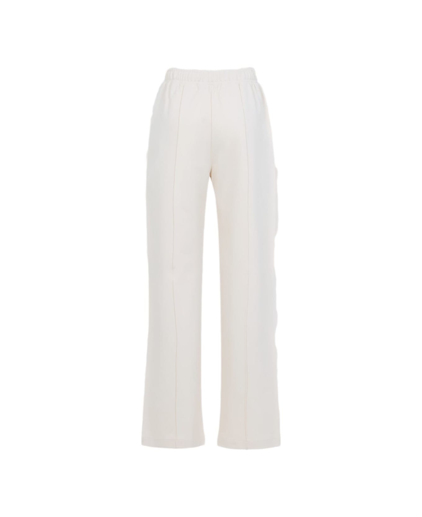 Moncler Logo Cotton Sweat Pants - Beige