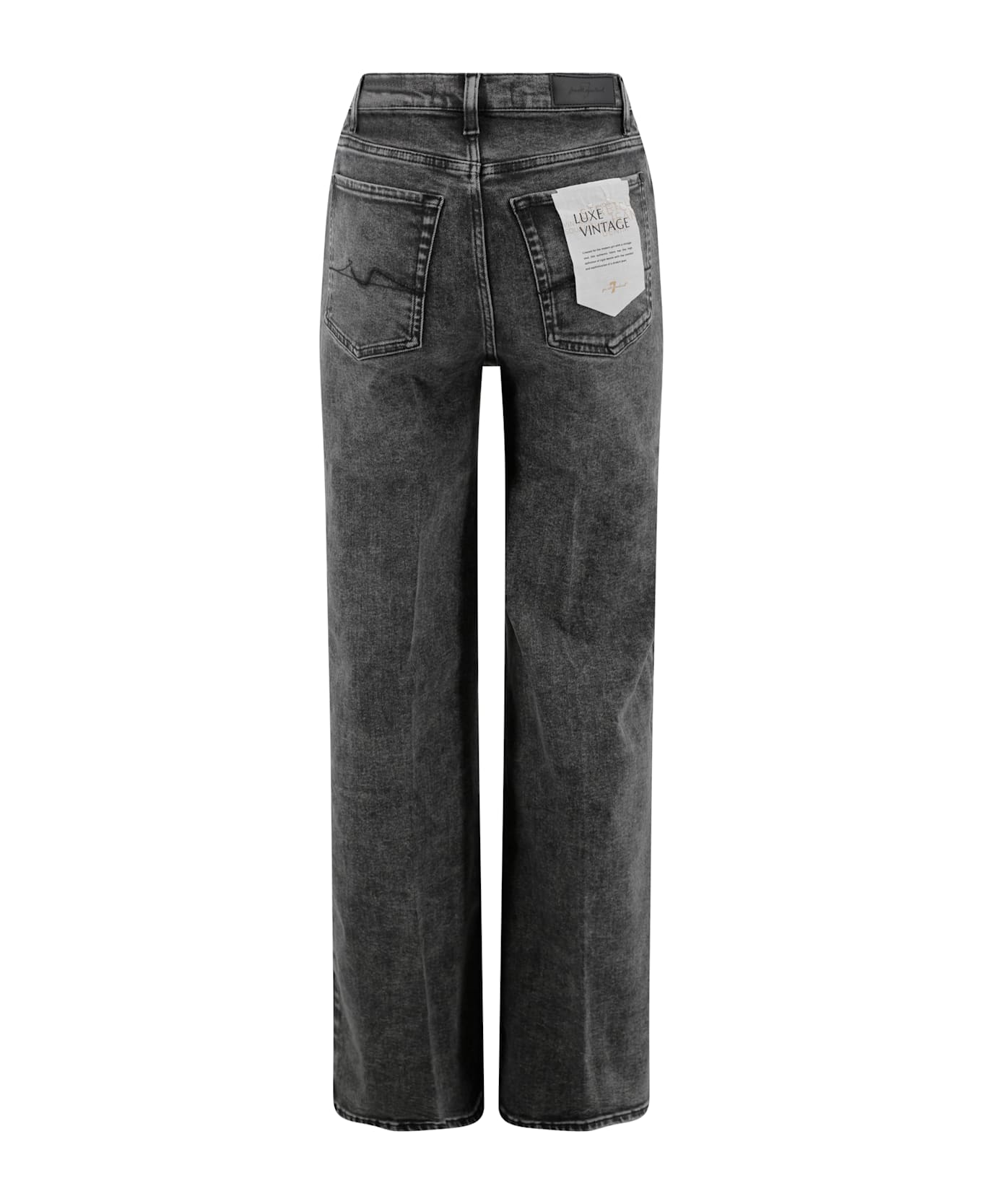 7 For All Mankind Very High-waisted Denim - Denim