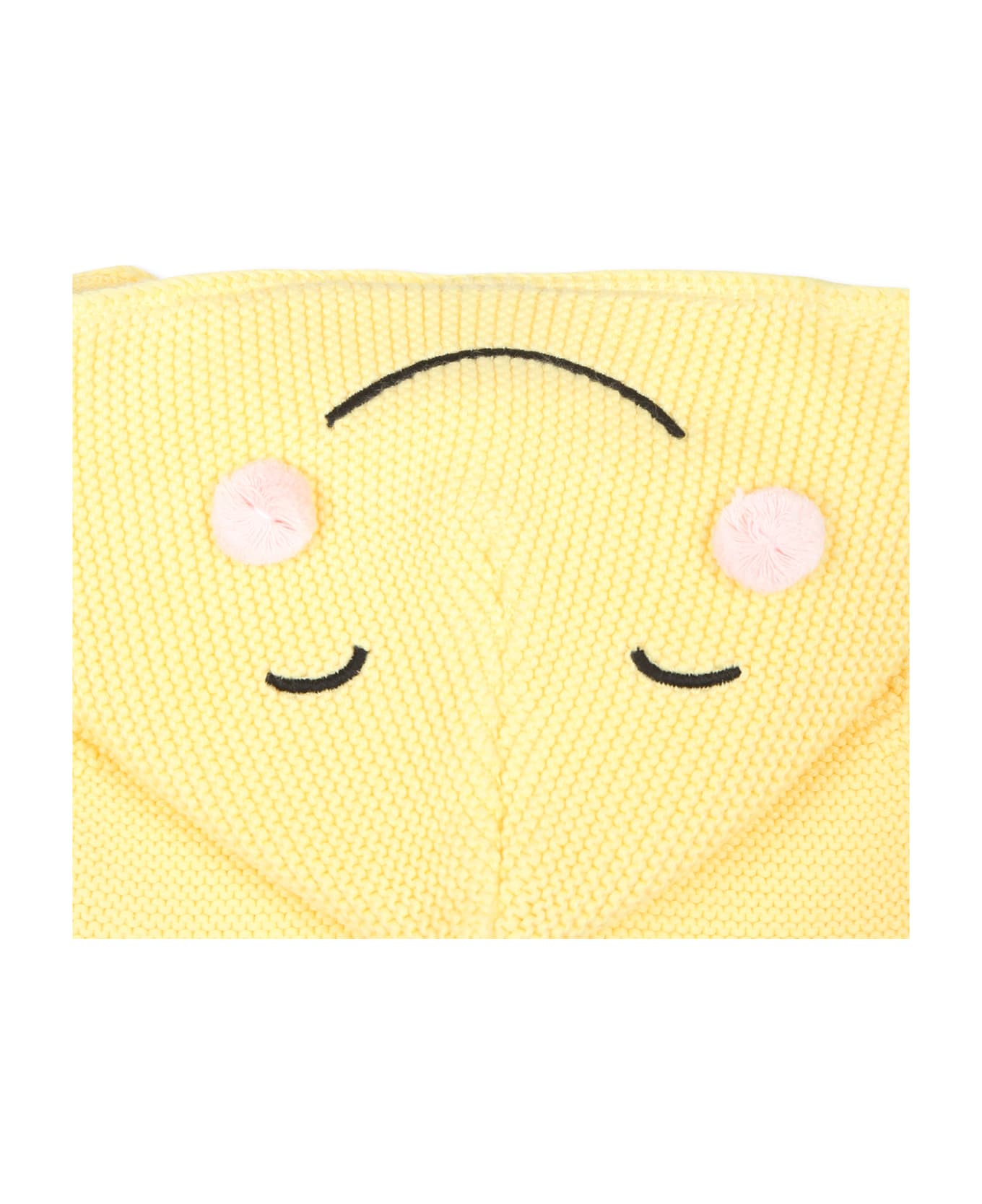 Stella McCartney Kids Pink Cardigan For Baby Girl With Star - Multicolor