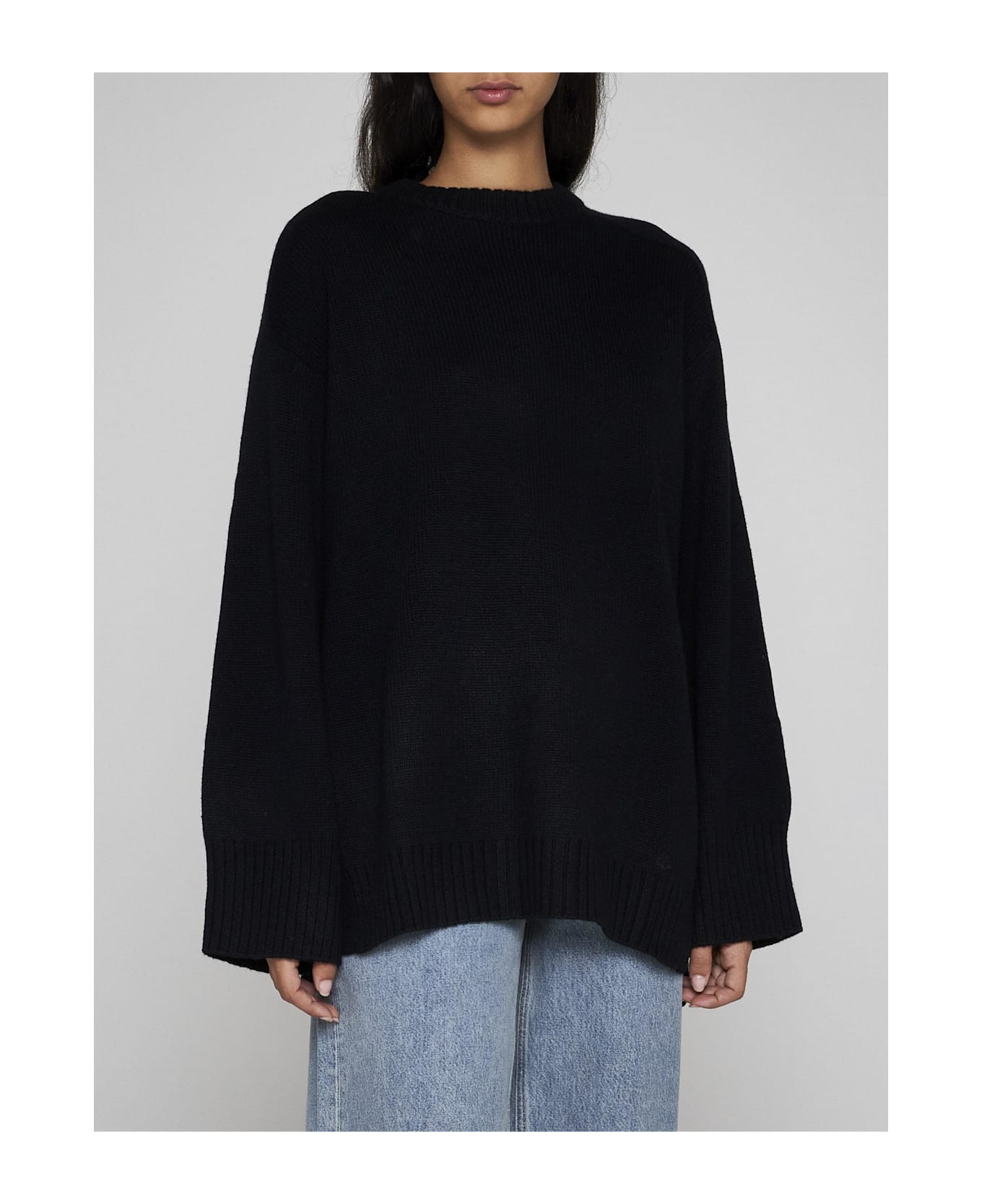 Loulou Studio Safi Wool And Cashmere Sweater - Black