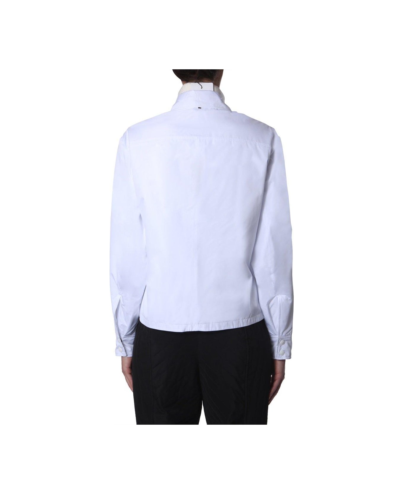 Max Mara Buttoned Rolle Jacket - WHITE