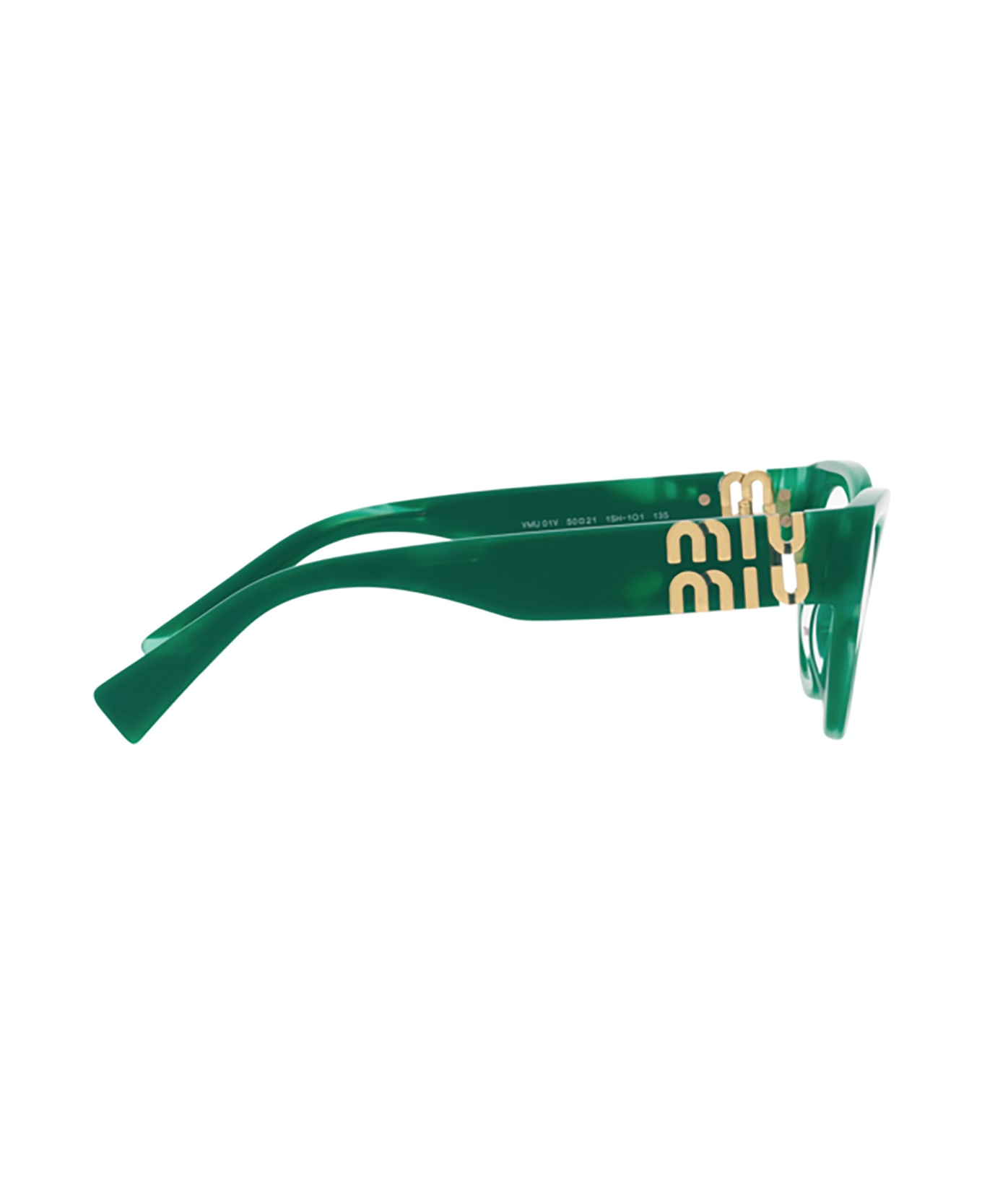 Miu Miu Eyewear Mu 01vv Green Glasses - Green
