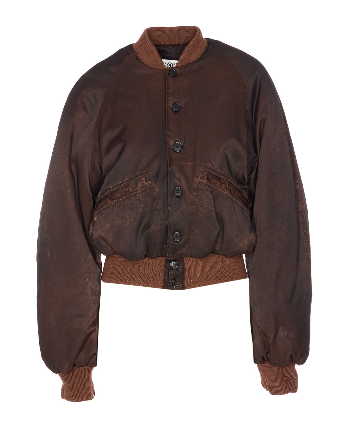 MM6 Maison Margiela Bomber Jacket - BROWN