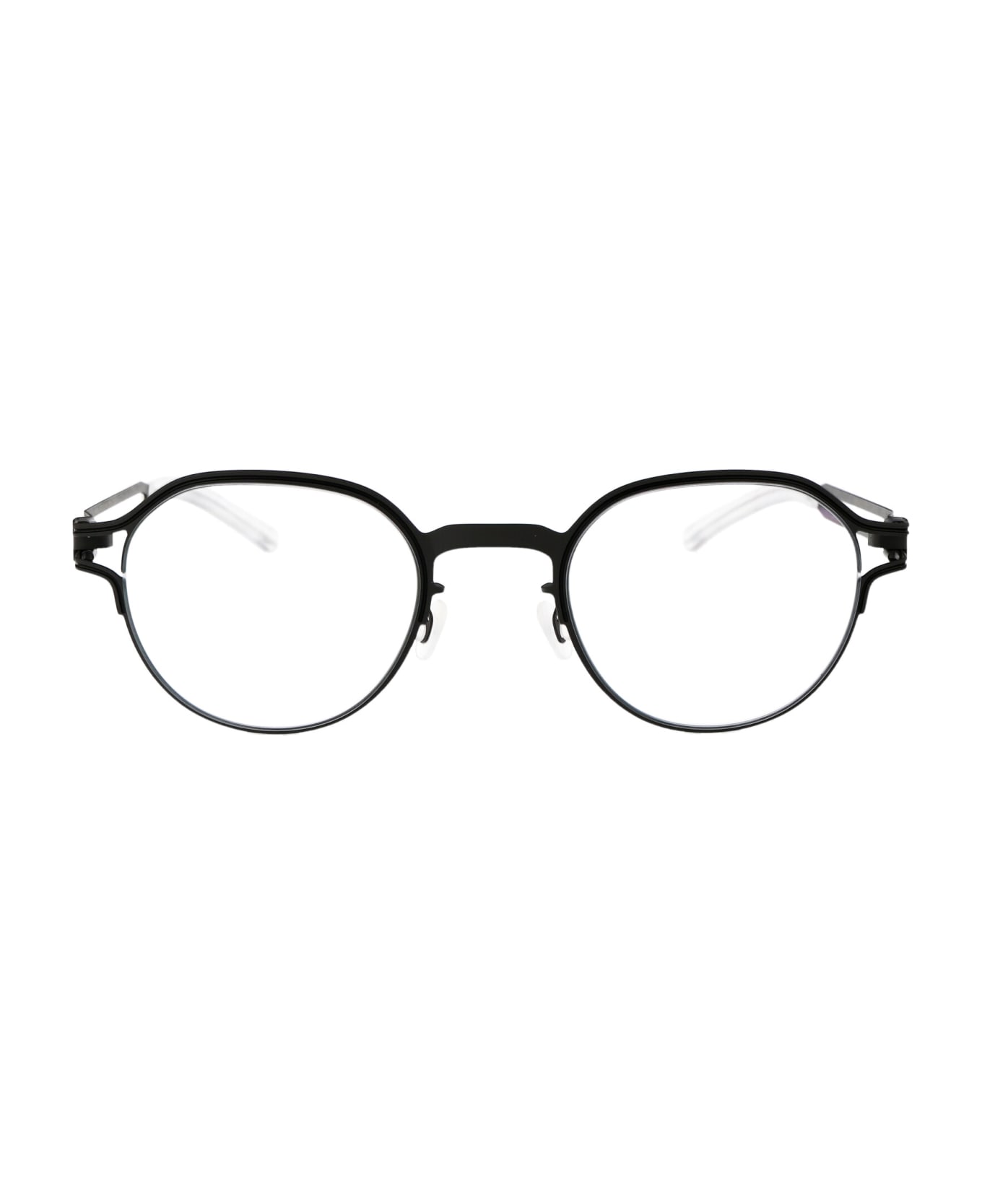 Mykita Vaasa Glasses - 515 Storm Grey/Black Clear アイウェア