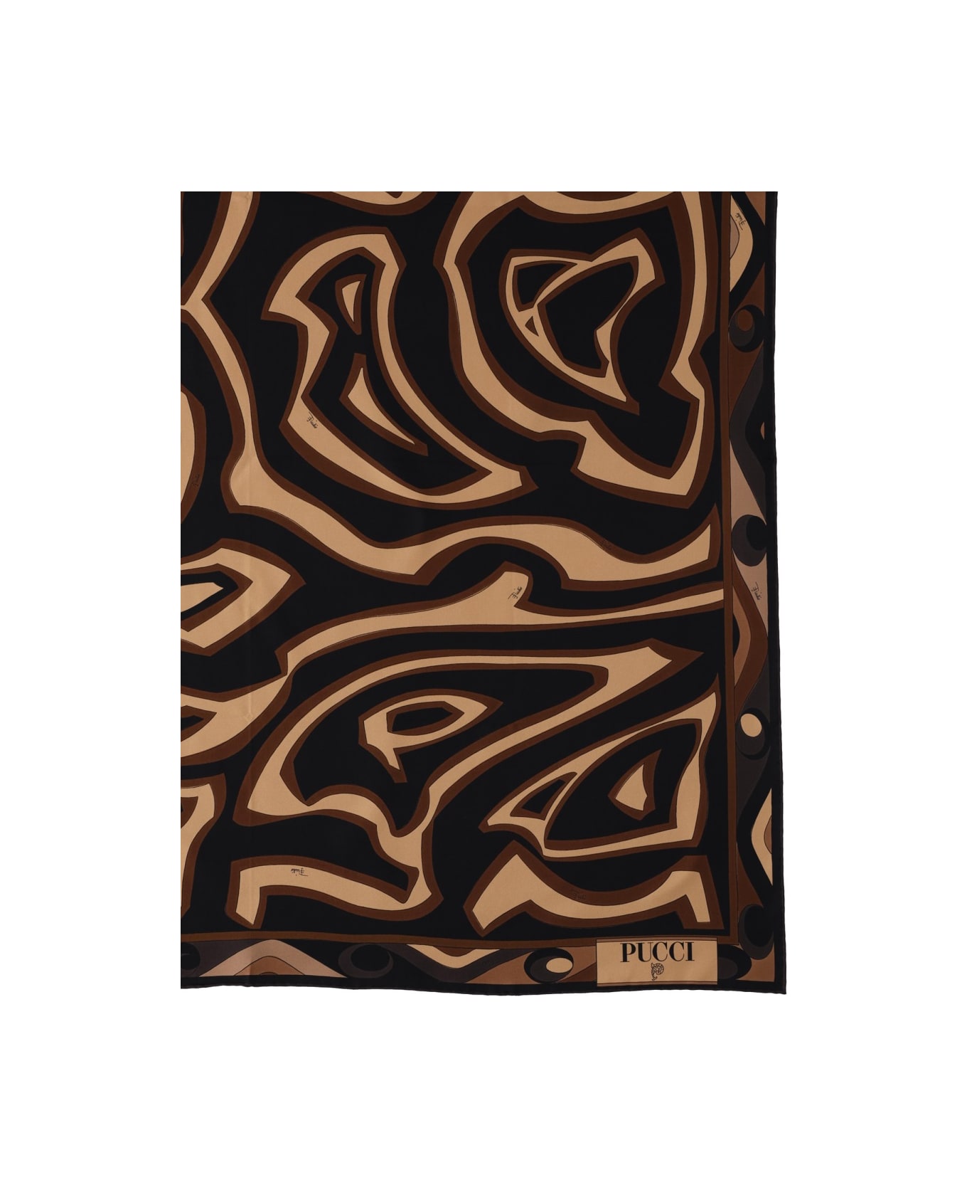 Pucci Silk Scarf - GOLD