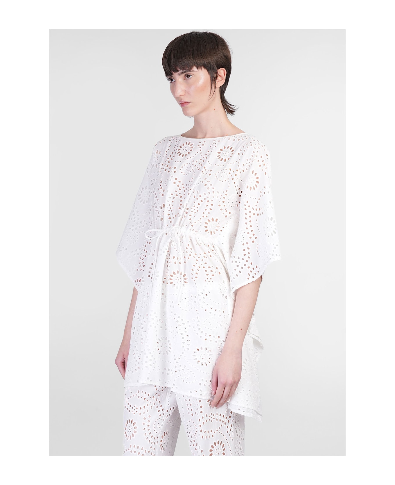 MC2 Saint Barth Iria Topwear In White Cotton - white
