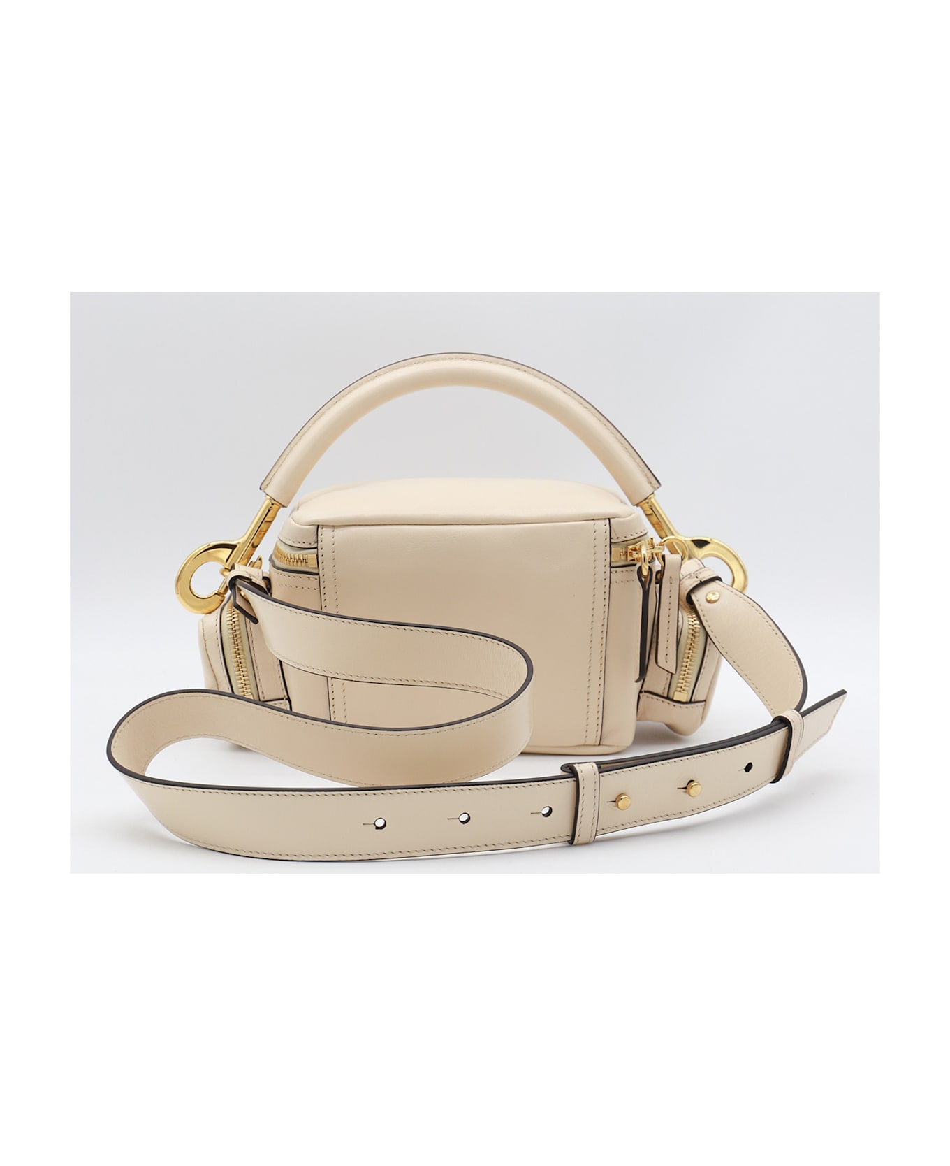 Chloé Beige Leather Camera Bag - Sweet Beige