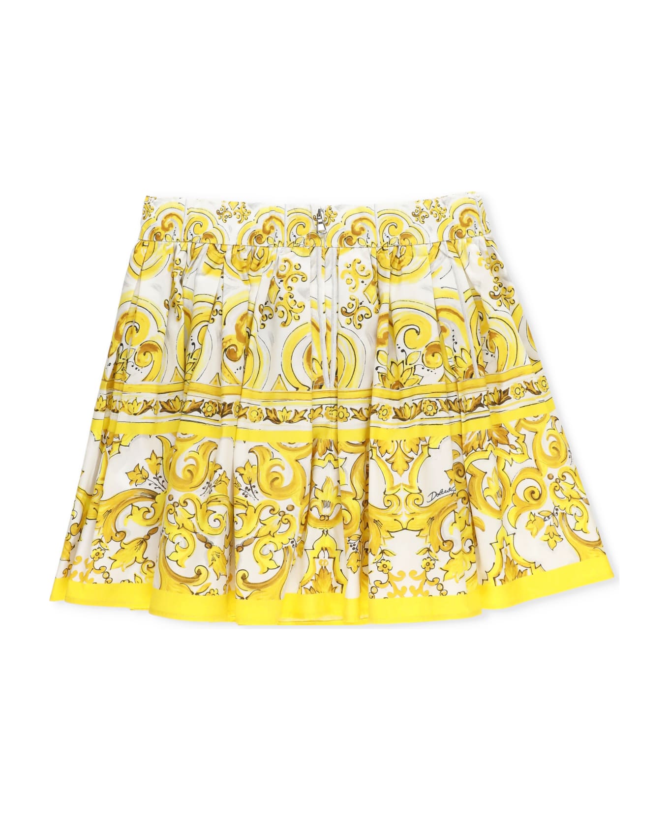 Dolce & Gabbana Cotton Skirt - Yellow ボトムス