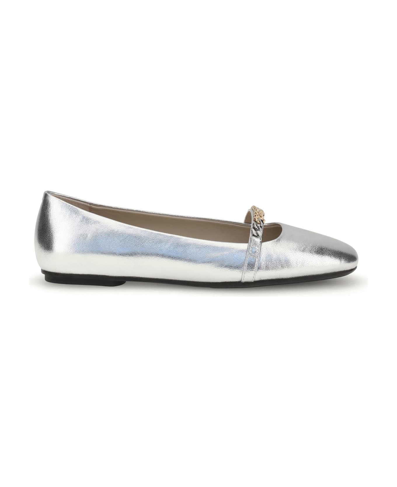 Pinko Metallic Ballerinas
