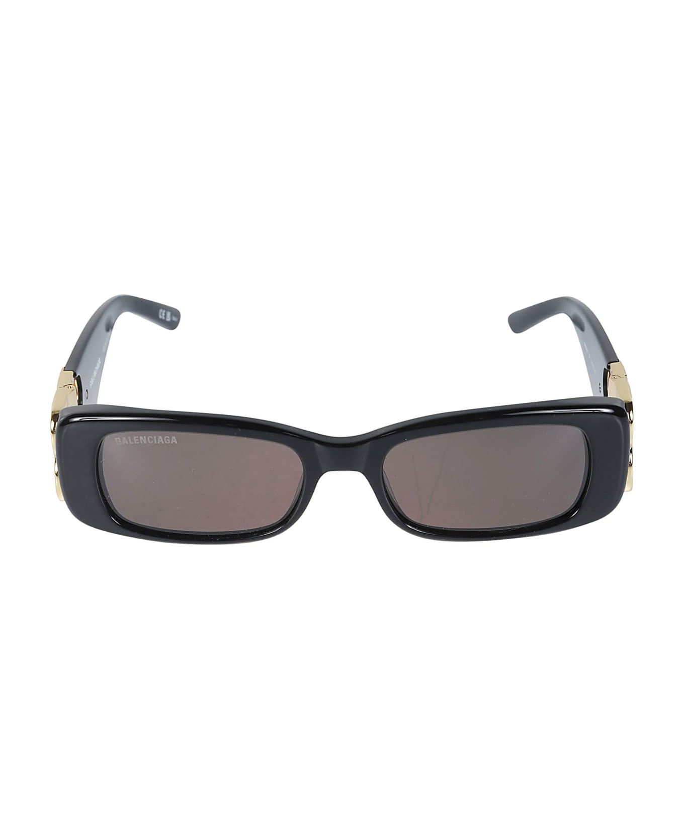 Balenciaga Eyewear Everyday Sunglasses - Black/Gold サングラス