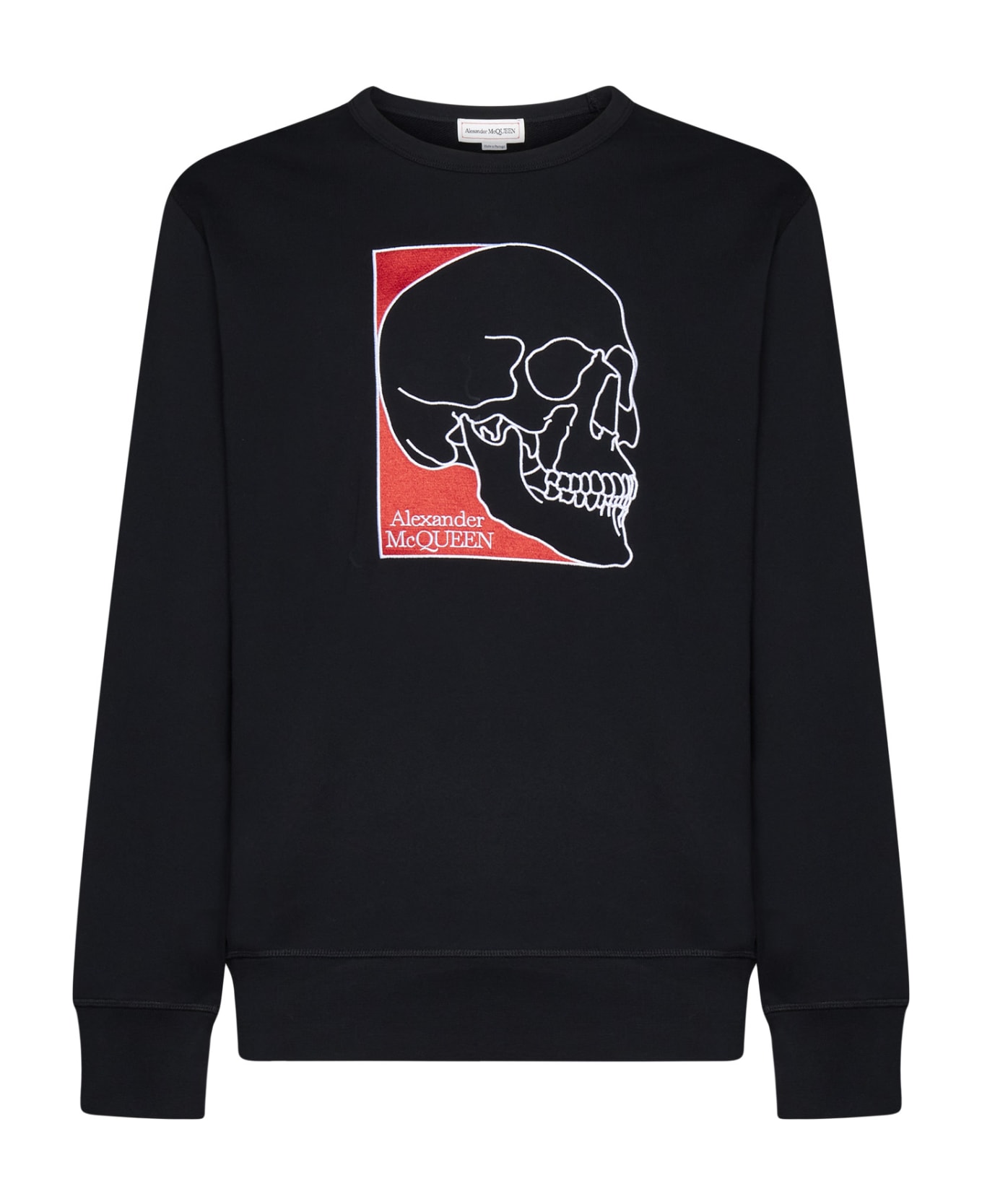 Alexander McQueen Logo Embroidery Sweatshirt - Black