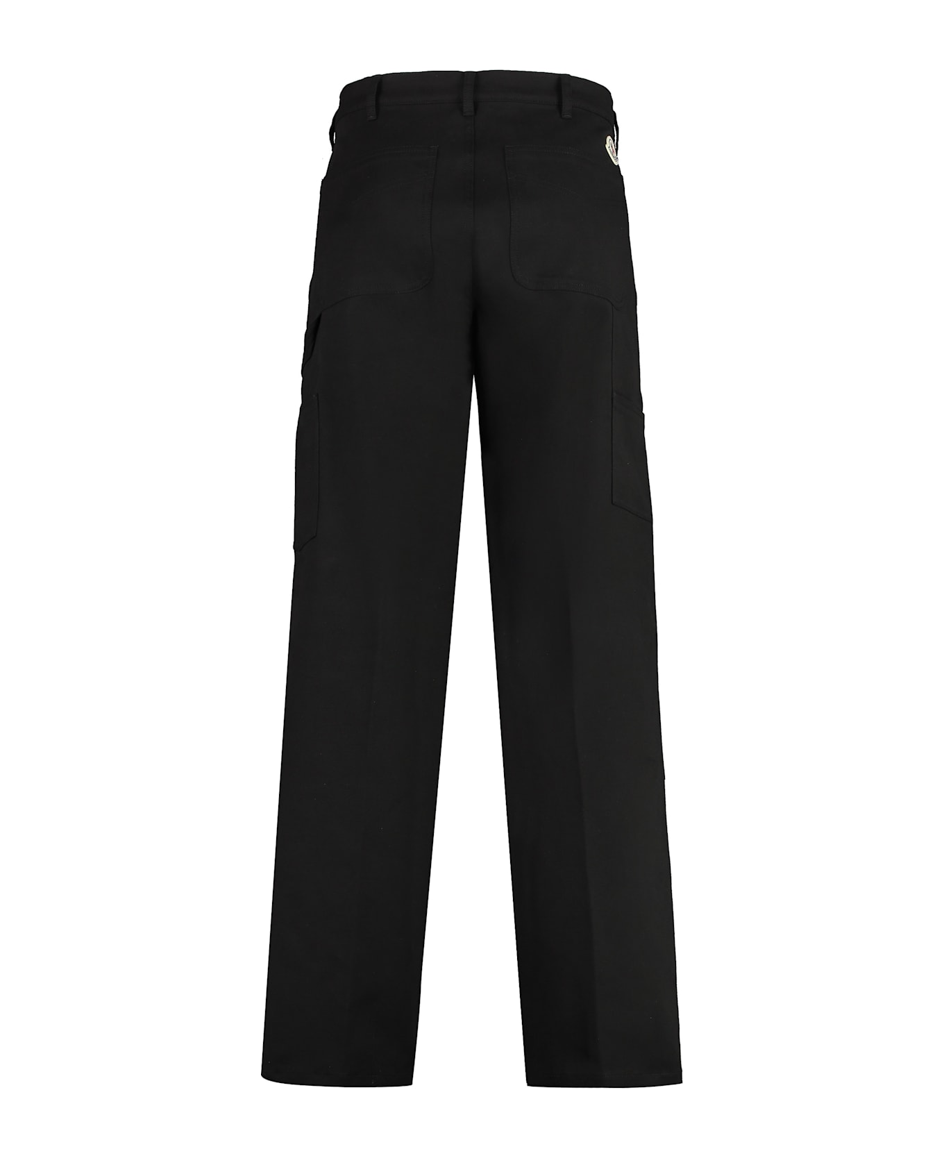 Moncler Stretch Cotton Trousers - black