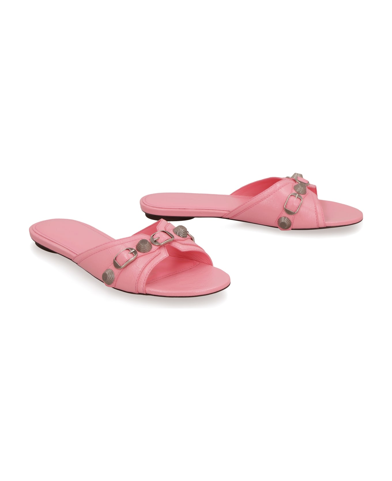 Balenciaga Cagole Leather Slides - Sneakers DEEZEE TS5126K-10 Pink