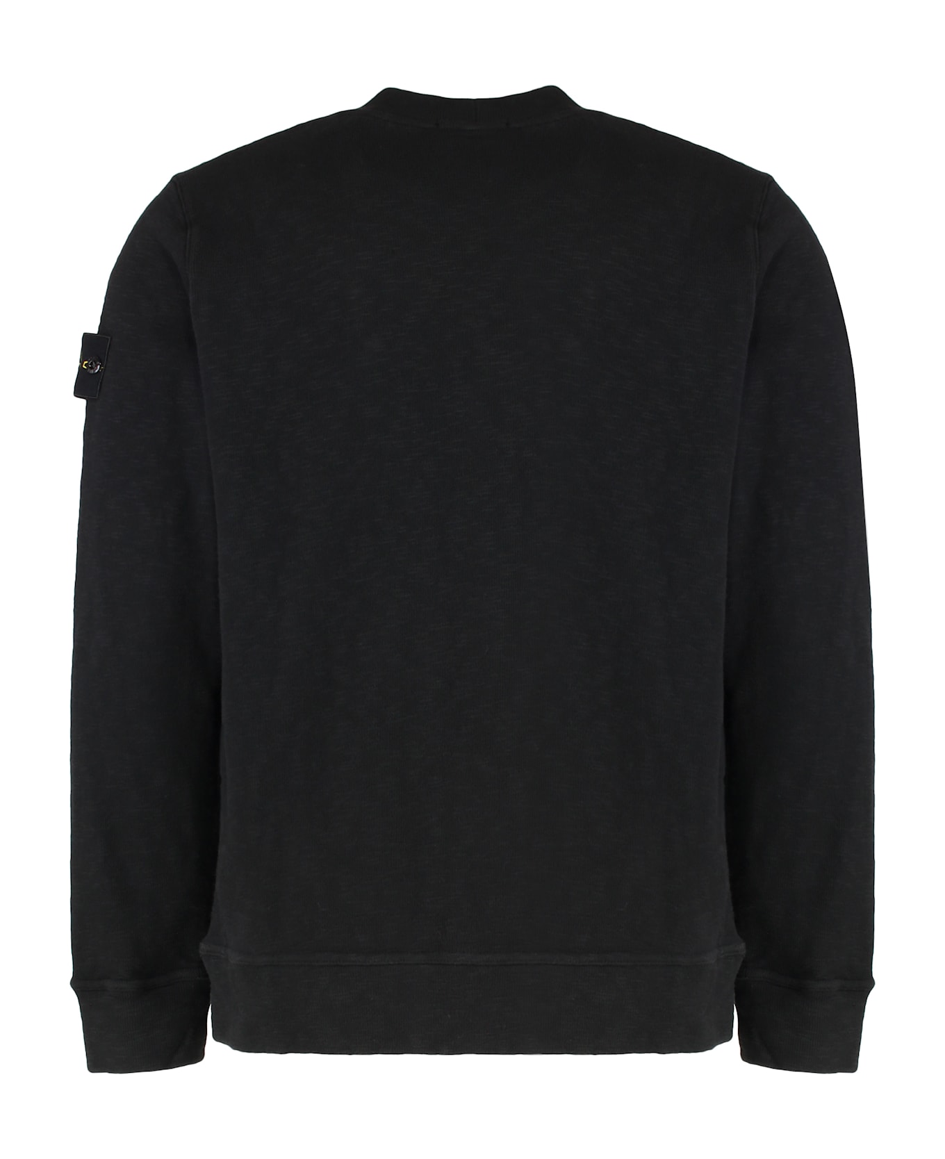 Stone Island Sweatshirt In Cotton - black