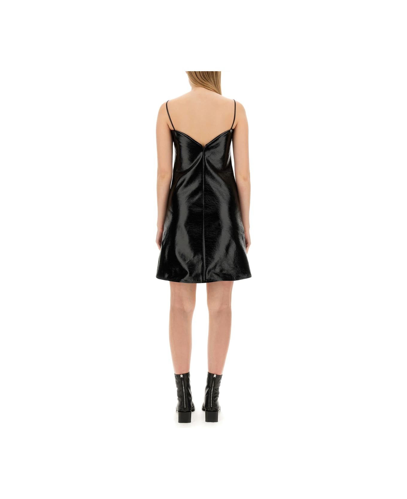 Courrèges "ellipse" Dress - BLACK ワンピース＆ドレス