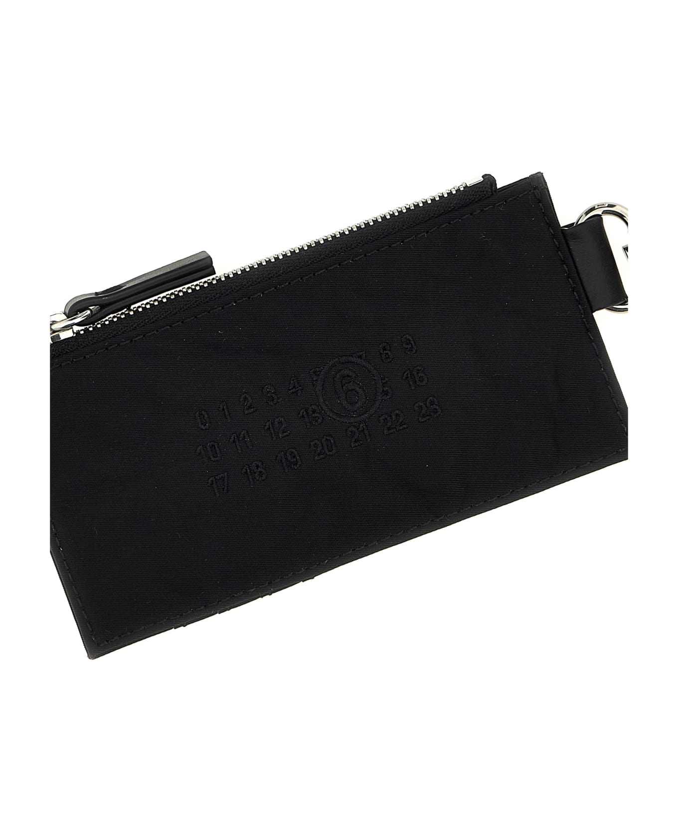 MM6 Maison Margiela 'signature' Card Holder - Black  