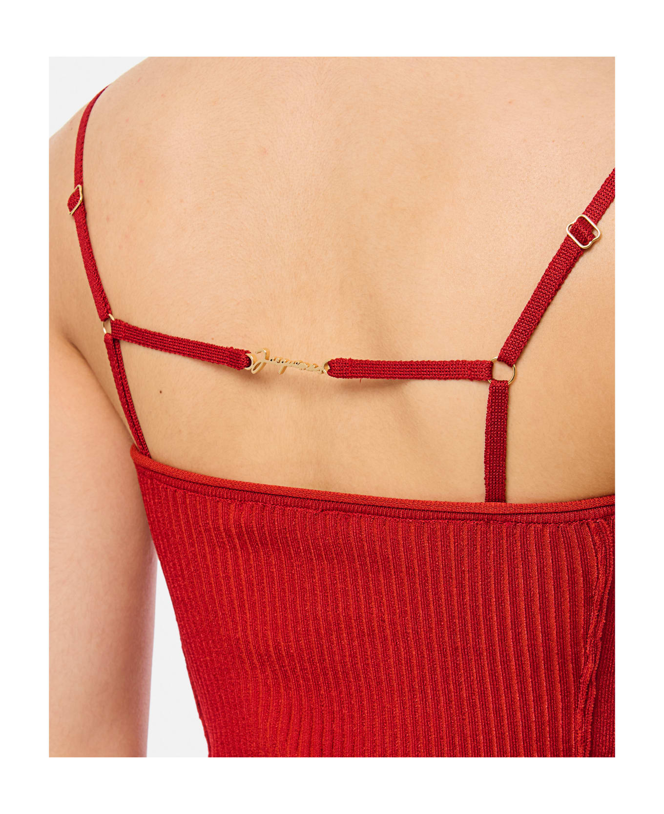 Jacquemus Le Haut Sierra Viscose Top - Red